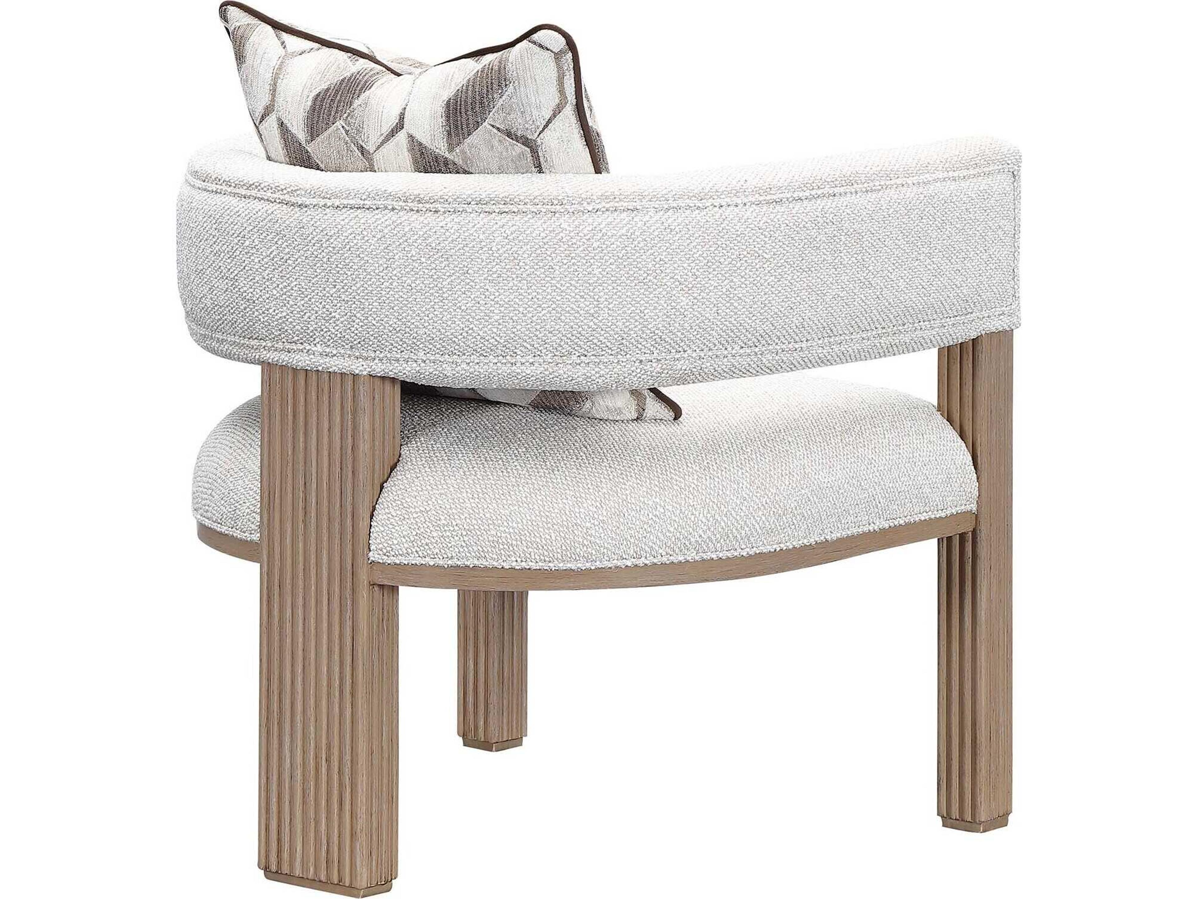 Luxecor Gilded Beige Accent Chair