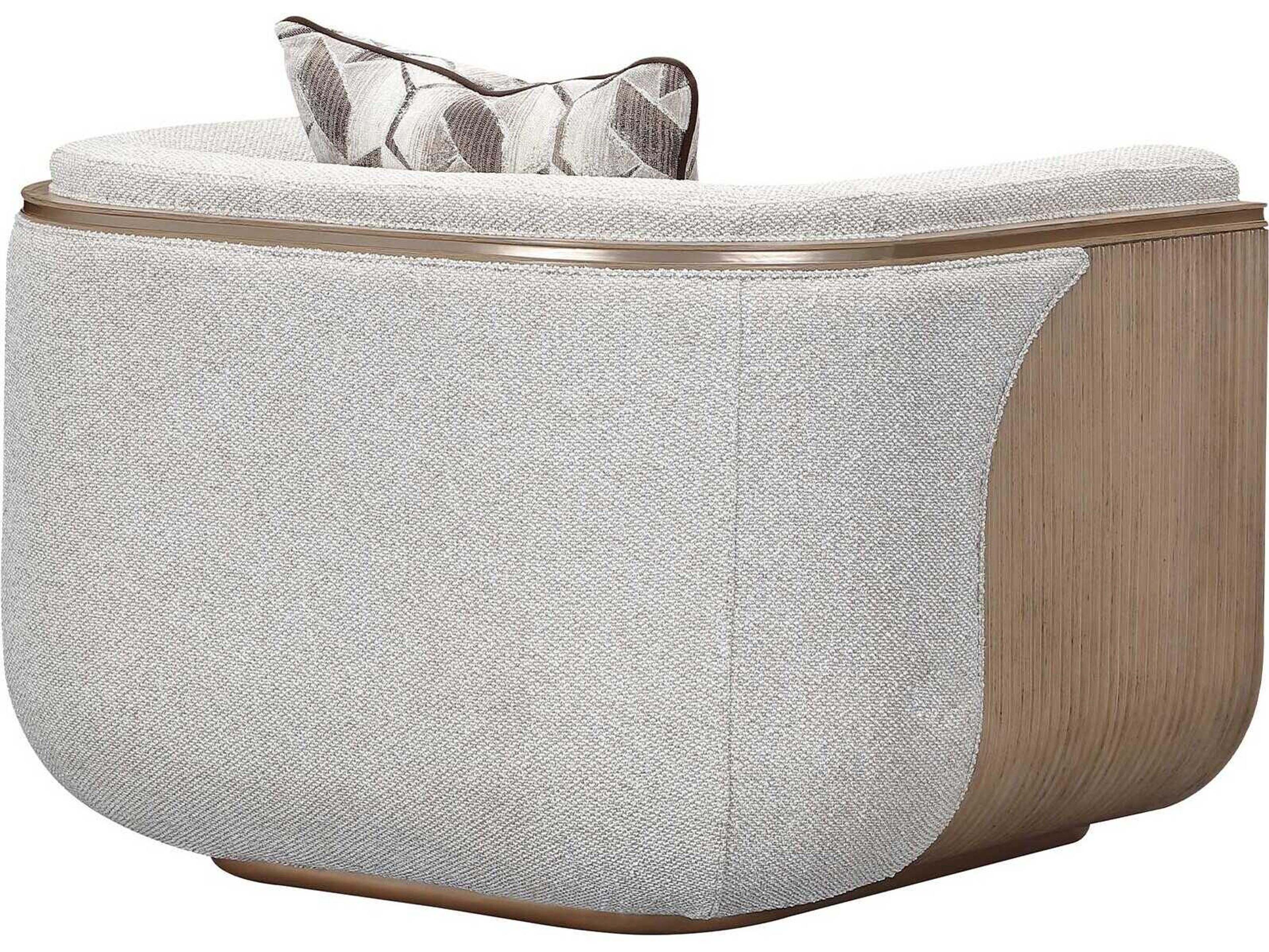 Luxecor Gilded Beige Accent Chair