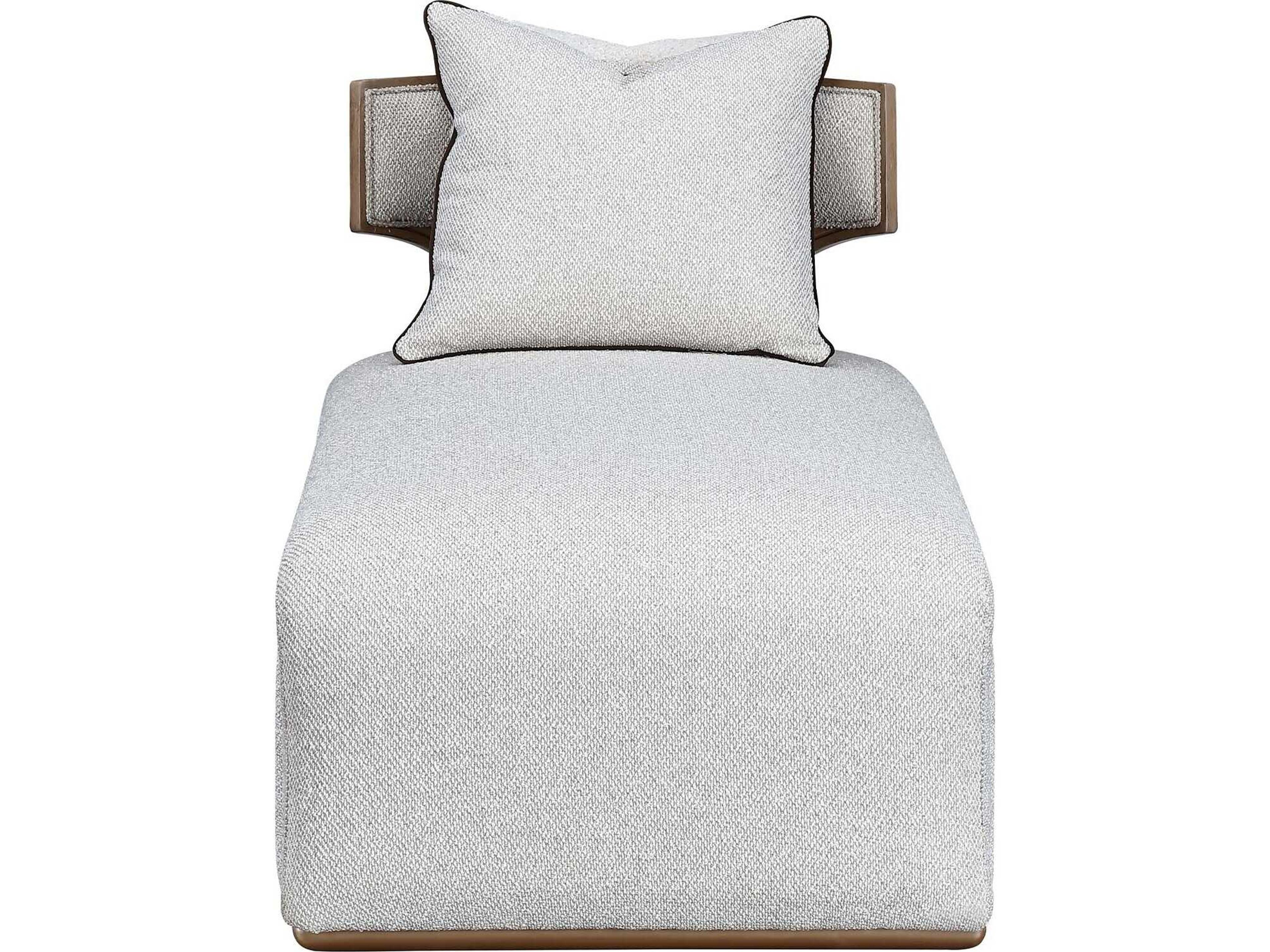 Luxecor Gilded Sea Salt Caramel Beige Upholstered Chaise