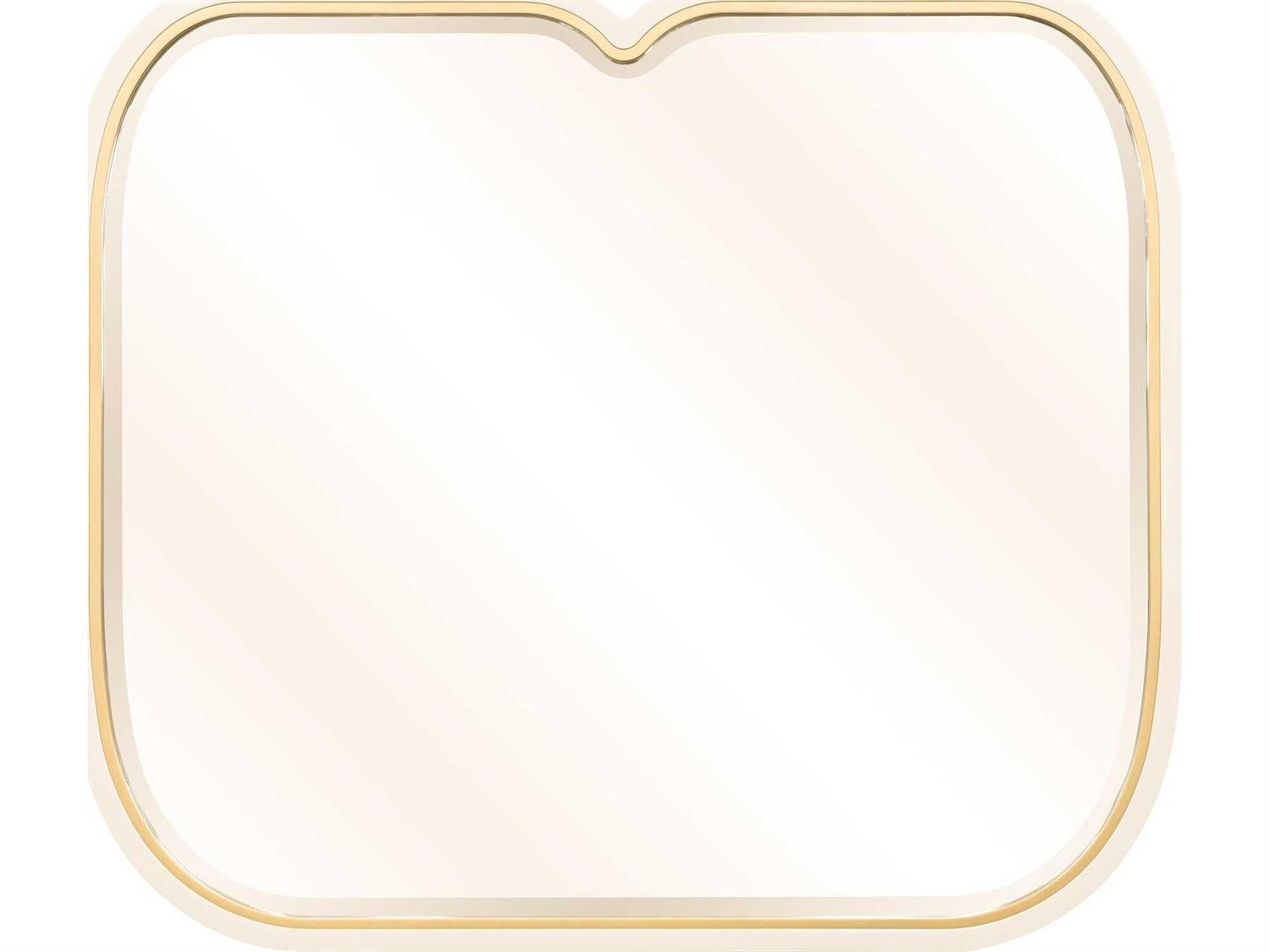 Luxecor Gilded Light Champagne Rectangular Dresser Mirror