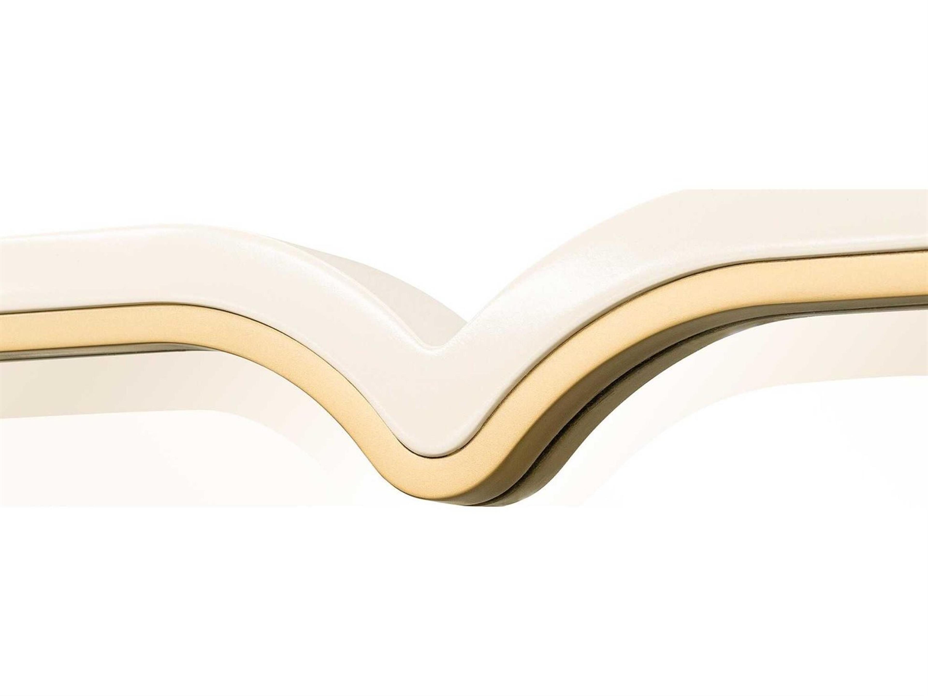 Luxecor Gilded Light Champagne Rectangular Dresser Mirror