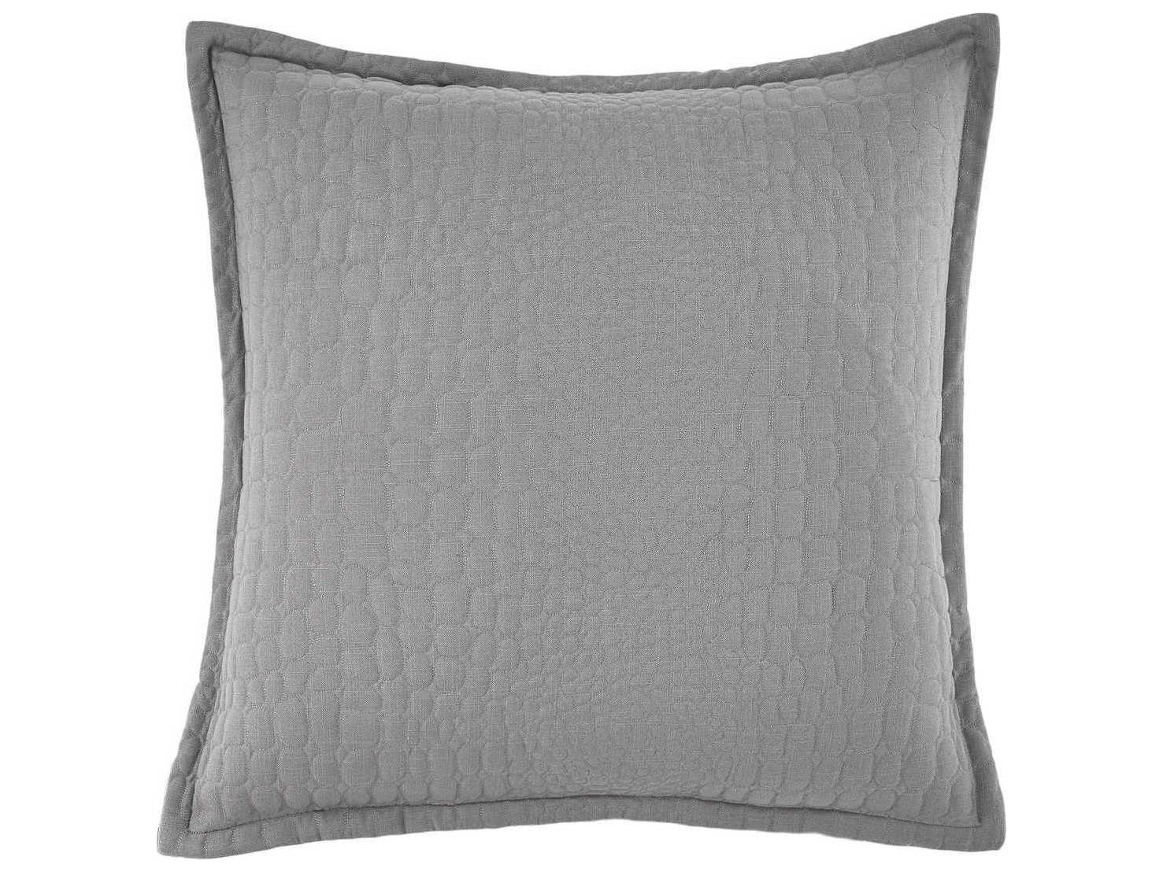 Trent 26" x 26" Gray Euro Sham