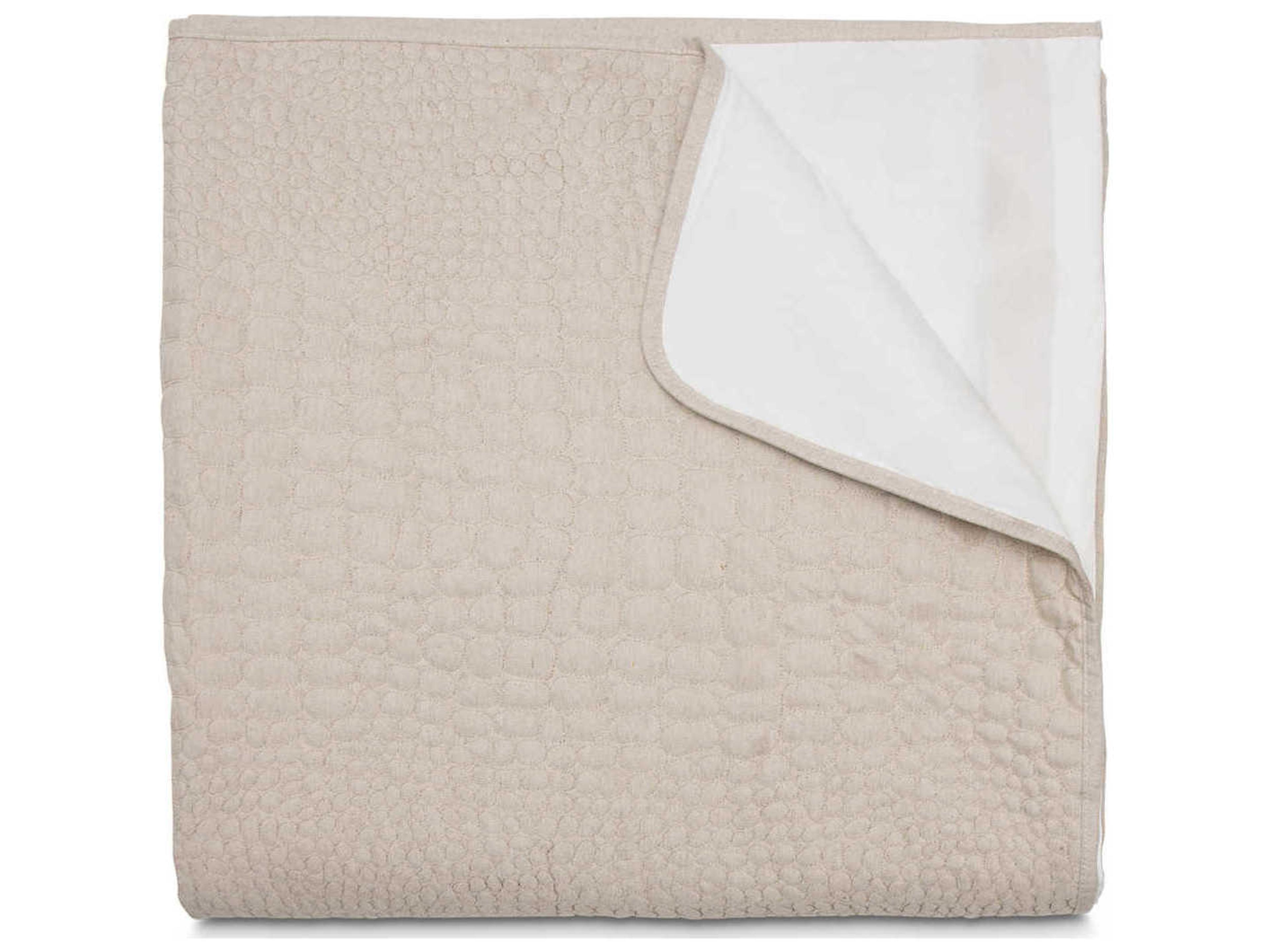 Michael Amini Dash Natural Three-Piece King Duvet Set