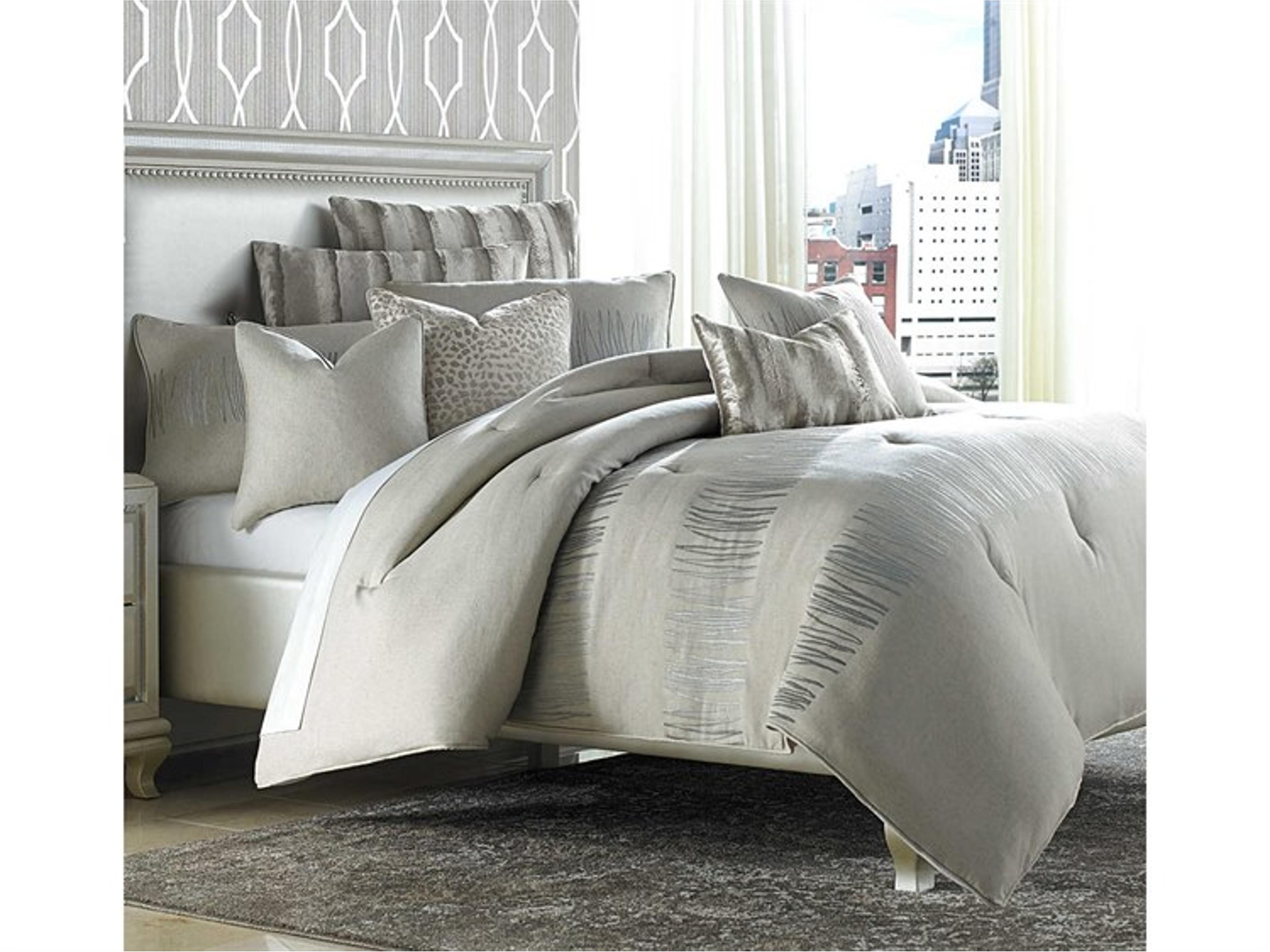 Bedding Captiva 10-Piece King Comforter Set - Neutral