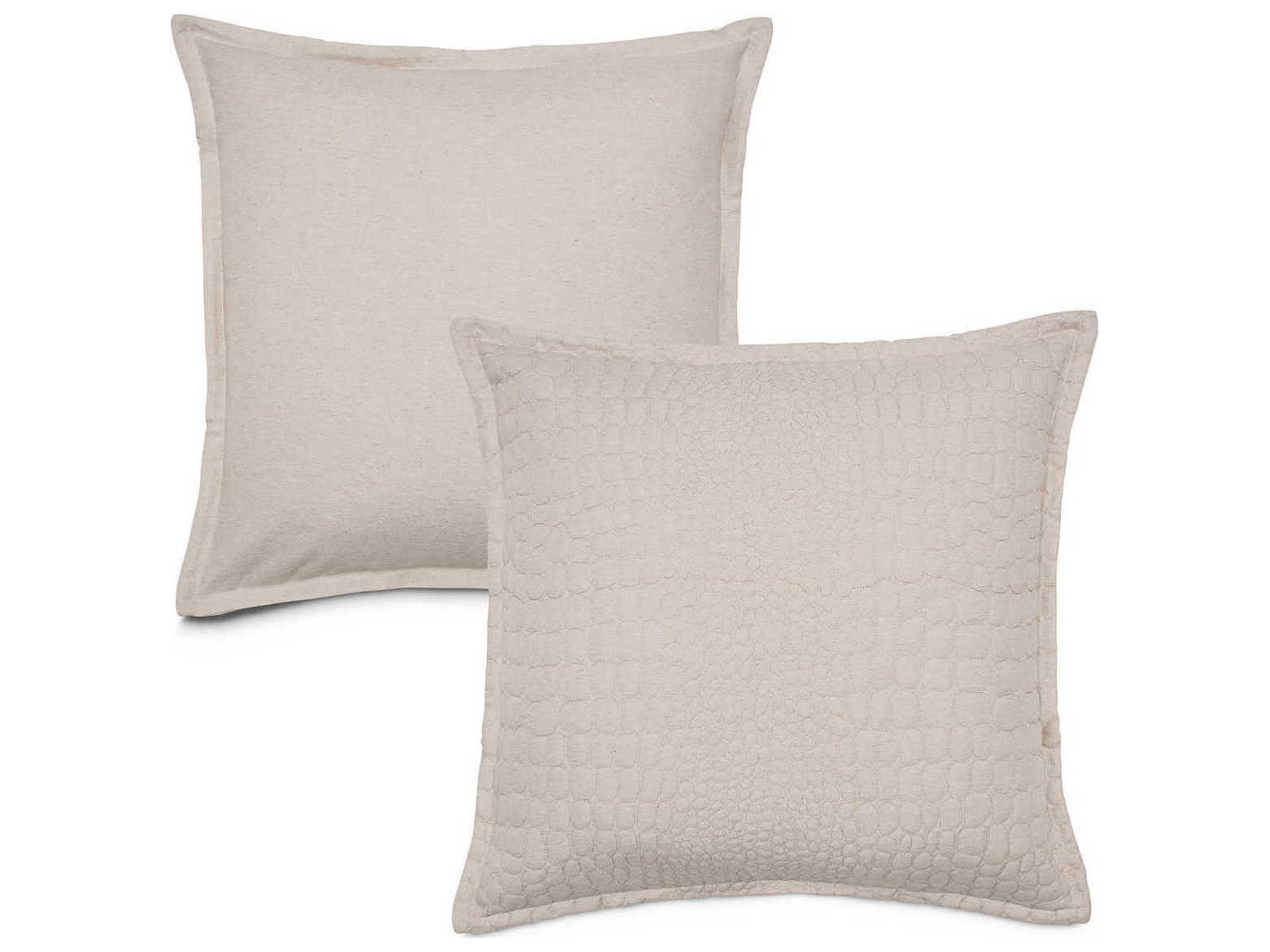 Michael Amini Dash Natural Three-Piece Queen Duvet Set