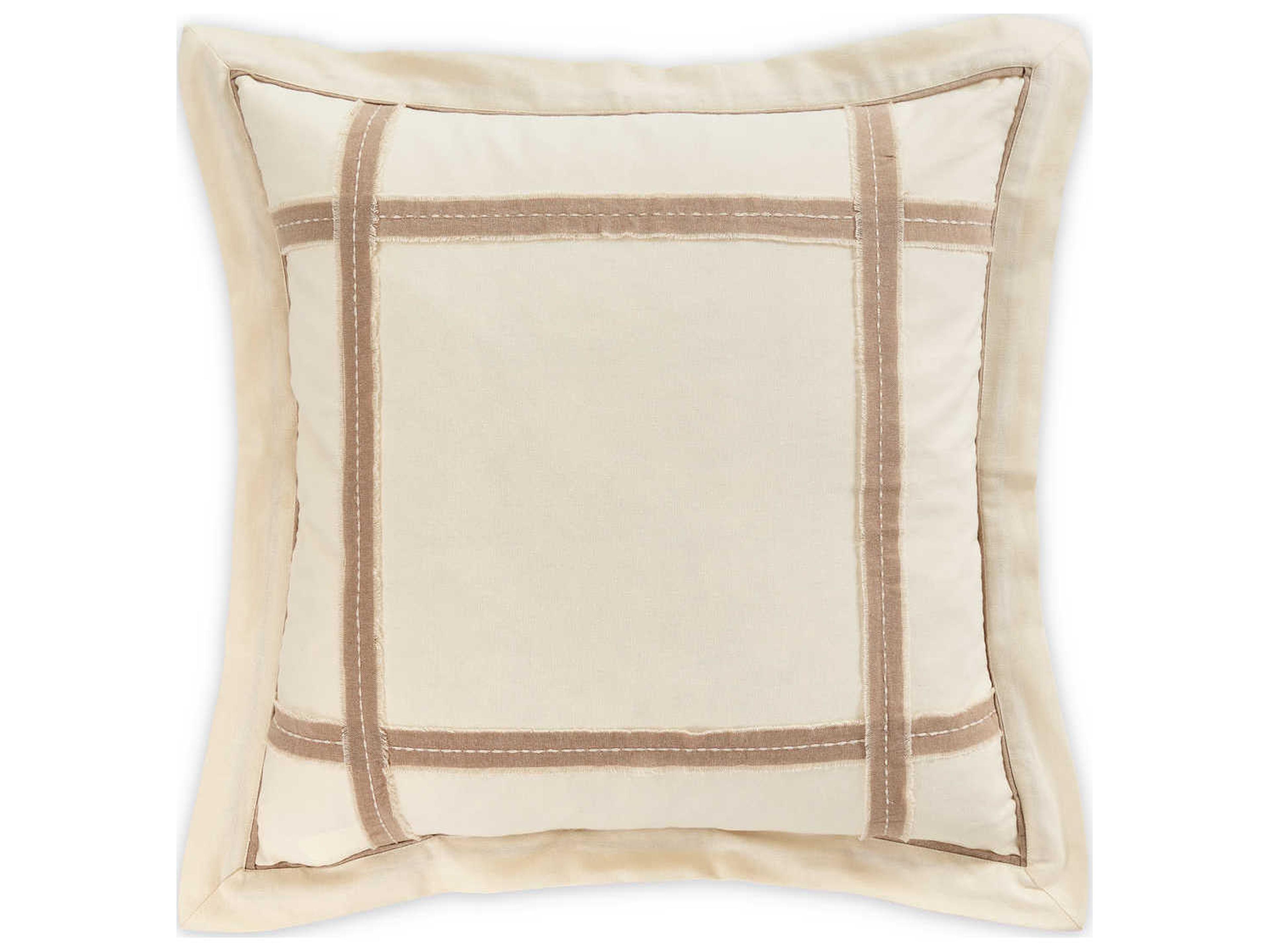 Michael Amini Country Lane Toast Seven-Piece Queen Duvet Set