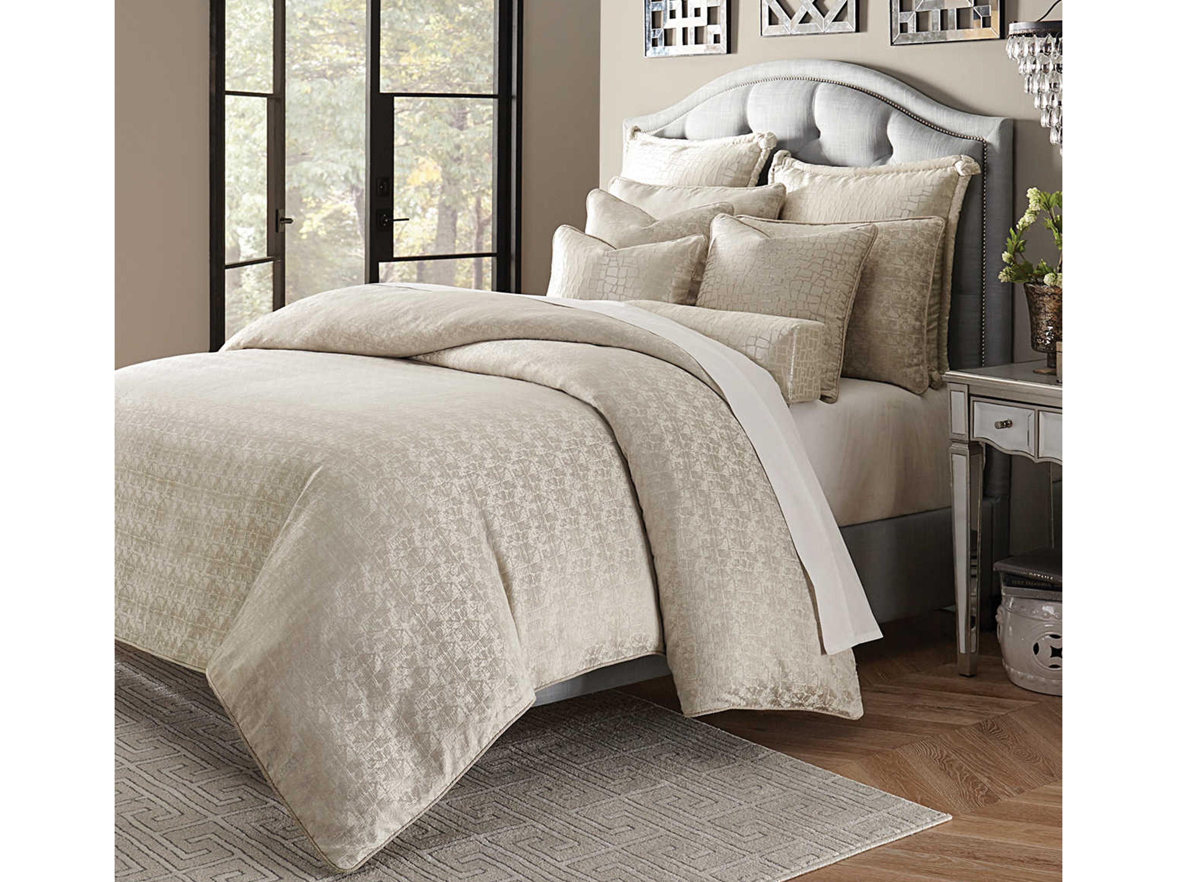 Carlyle Platinum Nine-Piece Queen Comforter Set