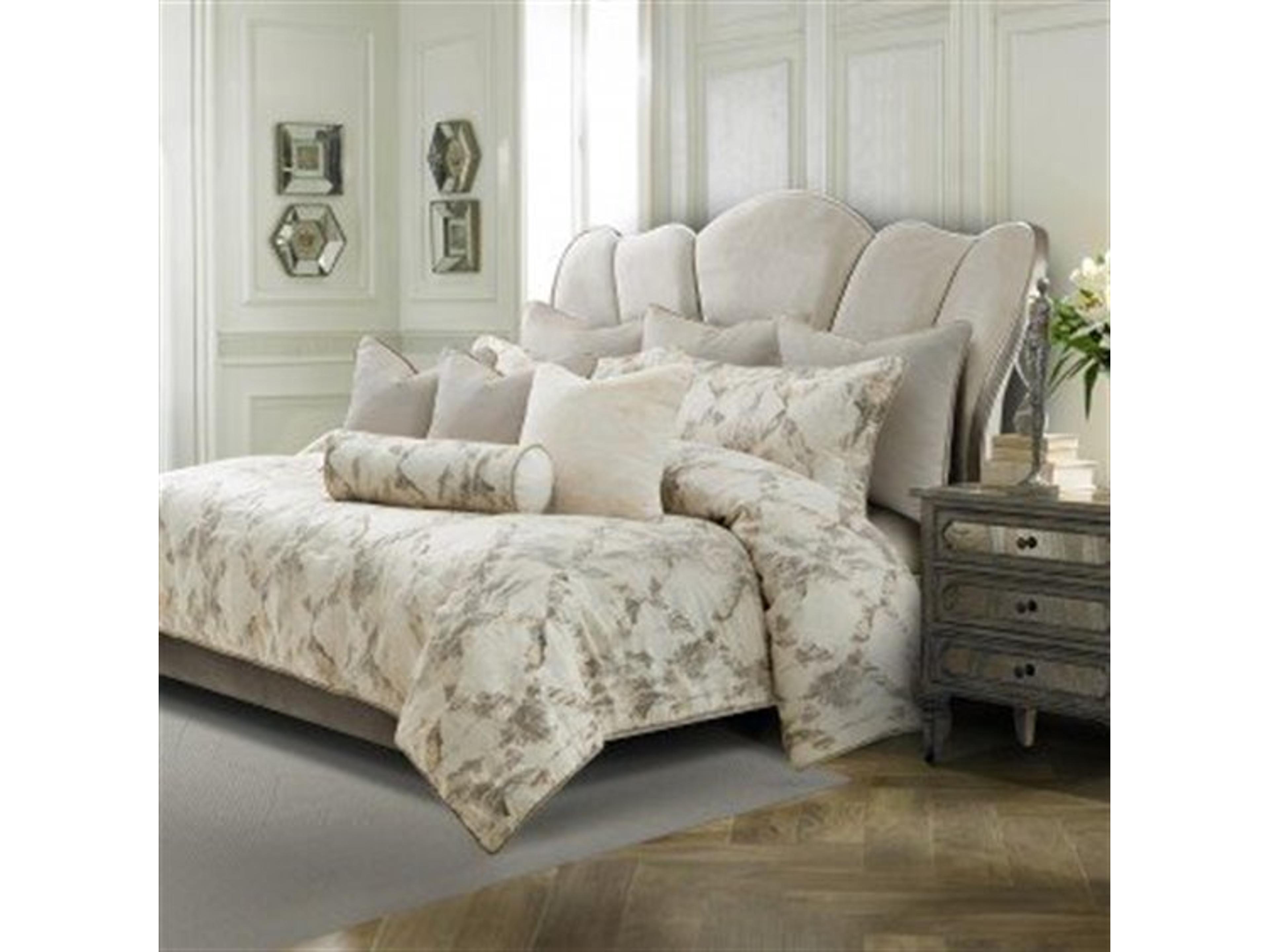 Bedding Glennridge 9-Piece Queen Comforter Set - Frost