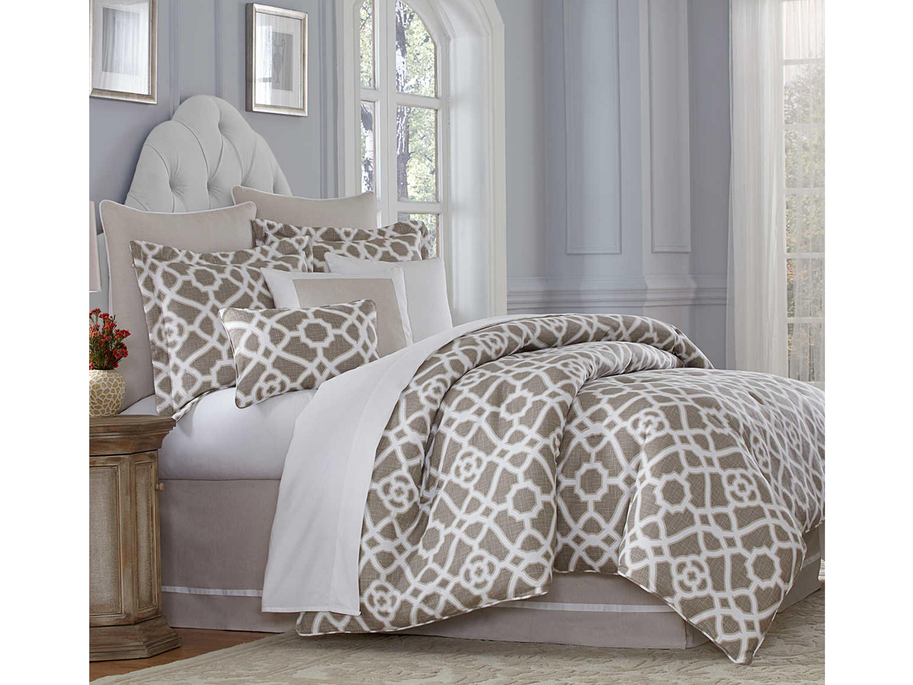 Harper Natural Nine-Piece Queen Comforter Set