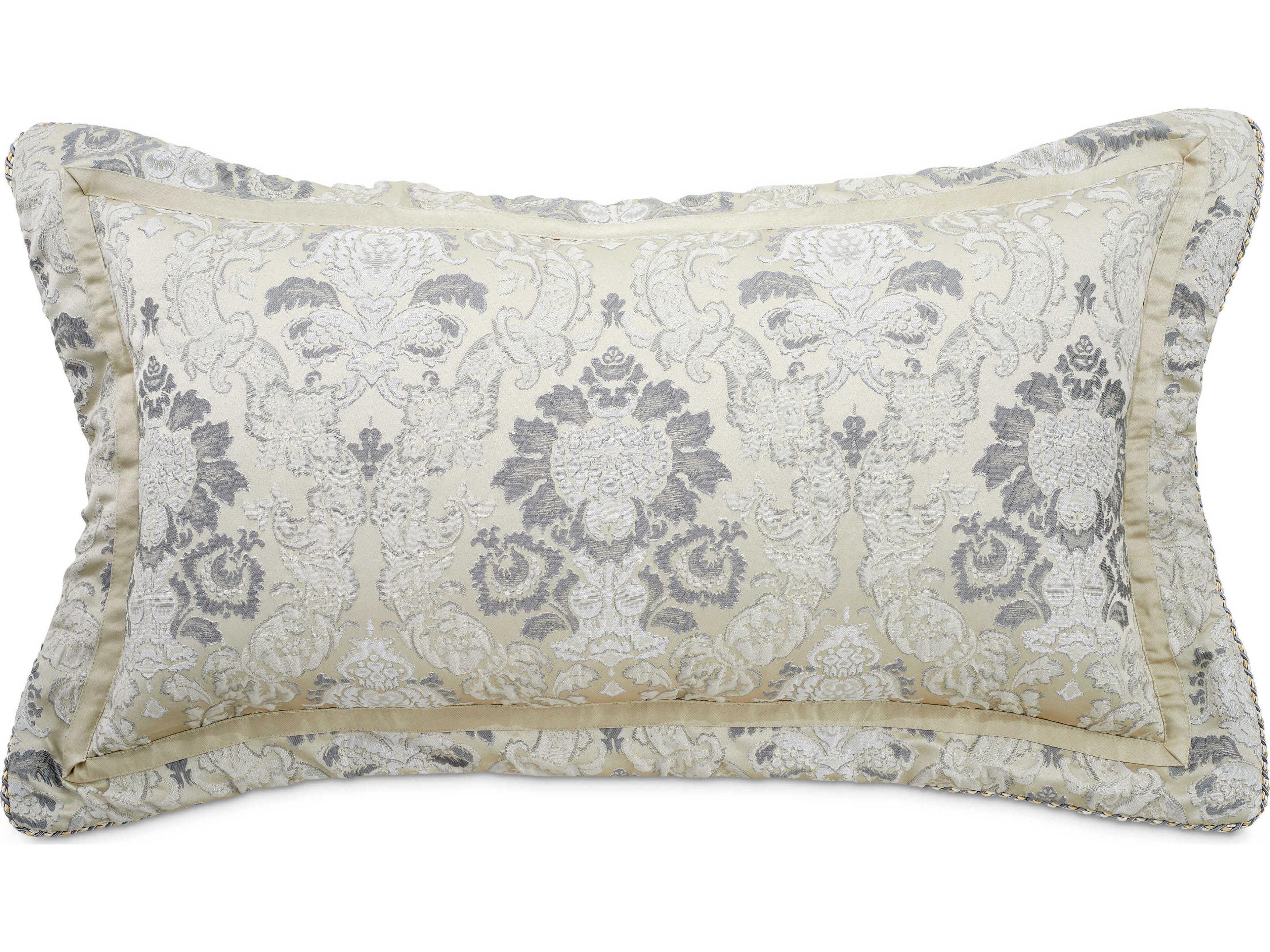 Michael Amini Bedding Sycamore Grove 9-Piece Silver Queen Comforter Set 