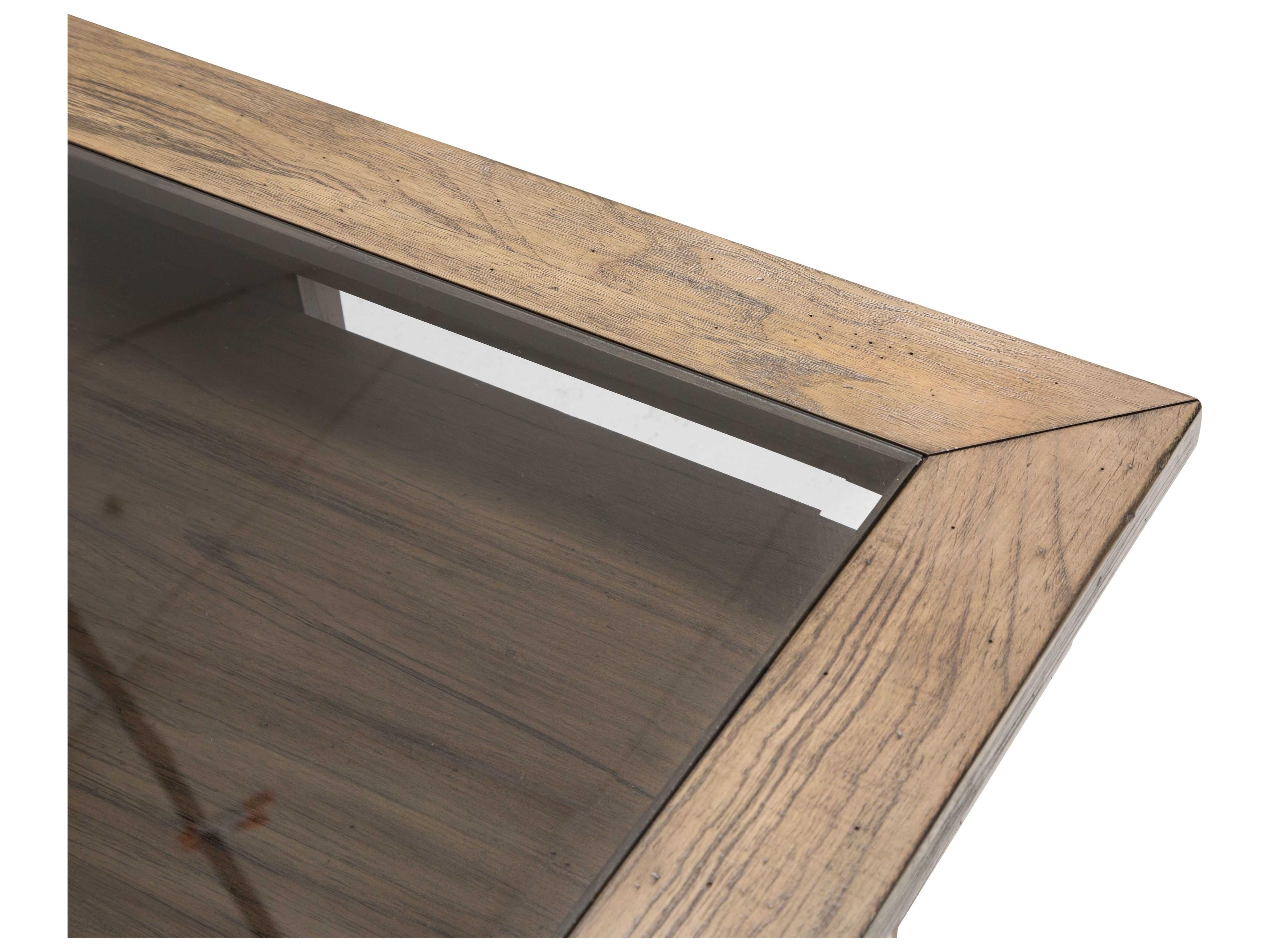 Michael Amini Del Mar Sound Rectangular Glass Coffee Table