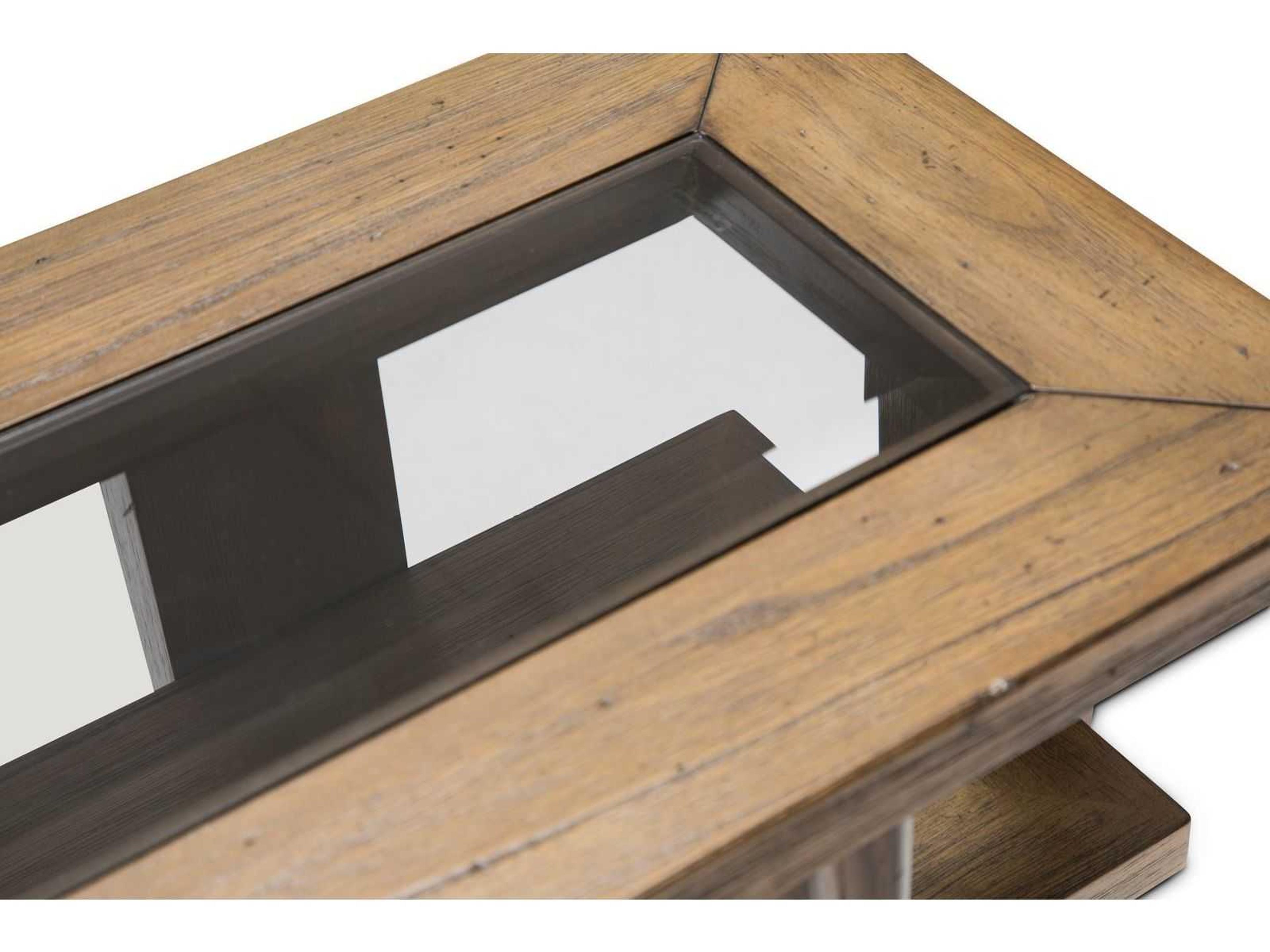 Michael Amini Del Mar Sound Rectangular Glass Console Table