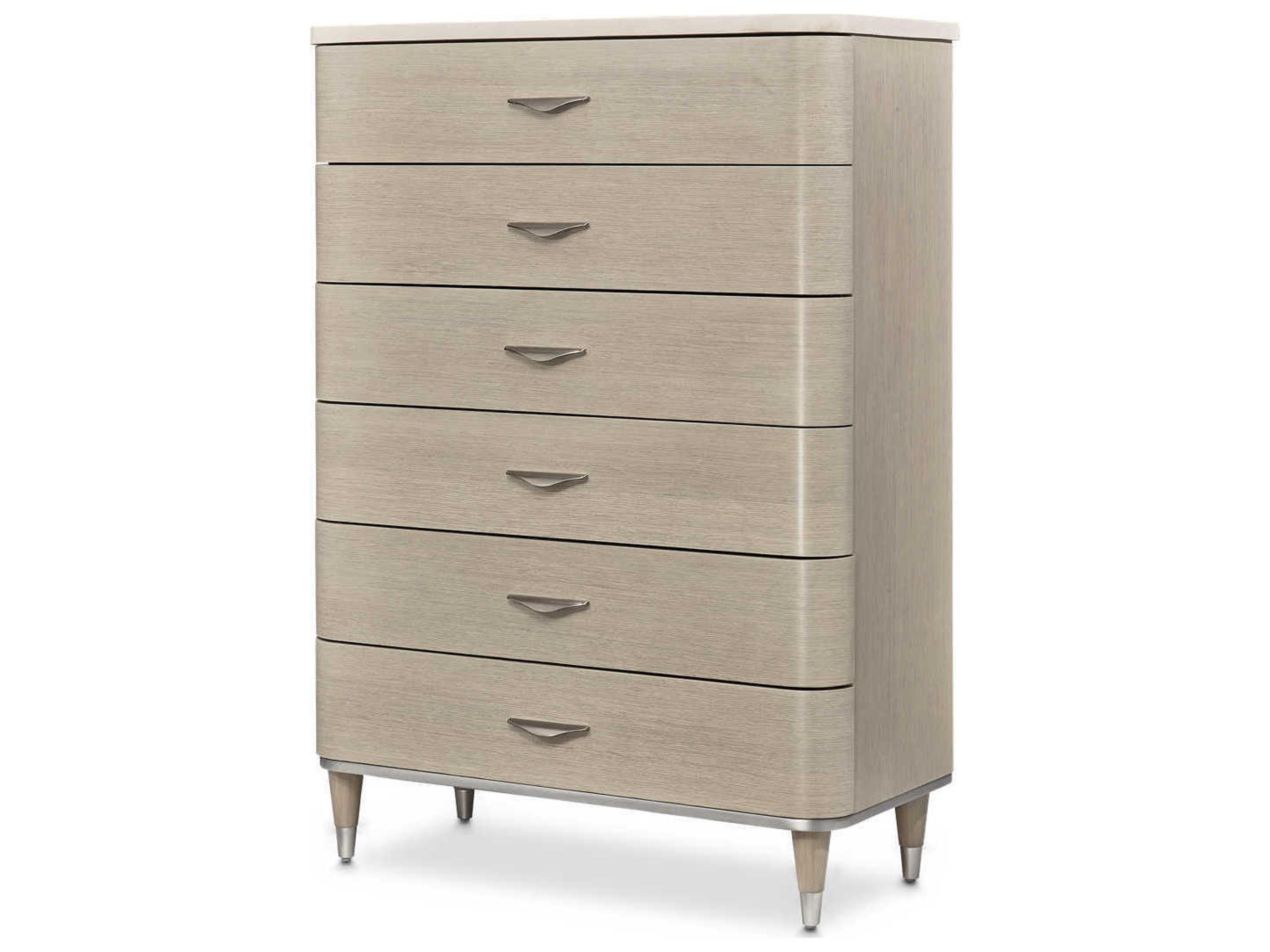 Gilded Moonlight Gray Poplar Wood Accent Chest