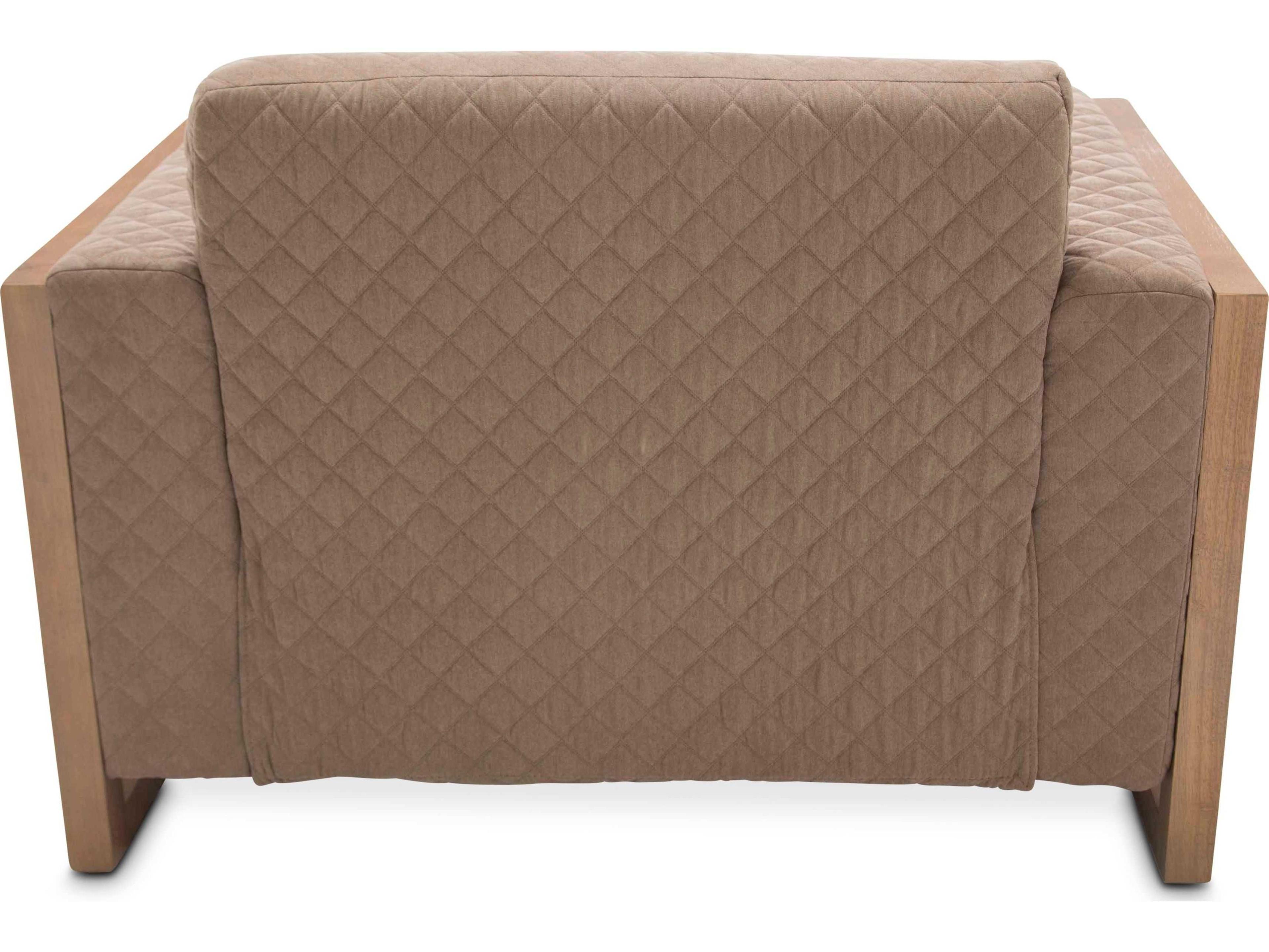 Michael Amini Hudson Ferry Brown Chair and a Half