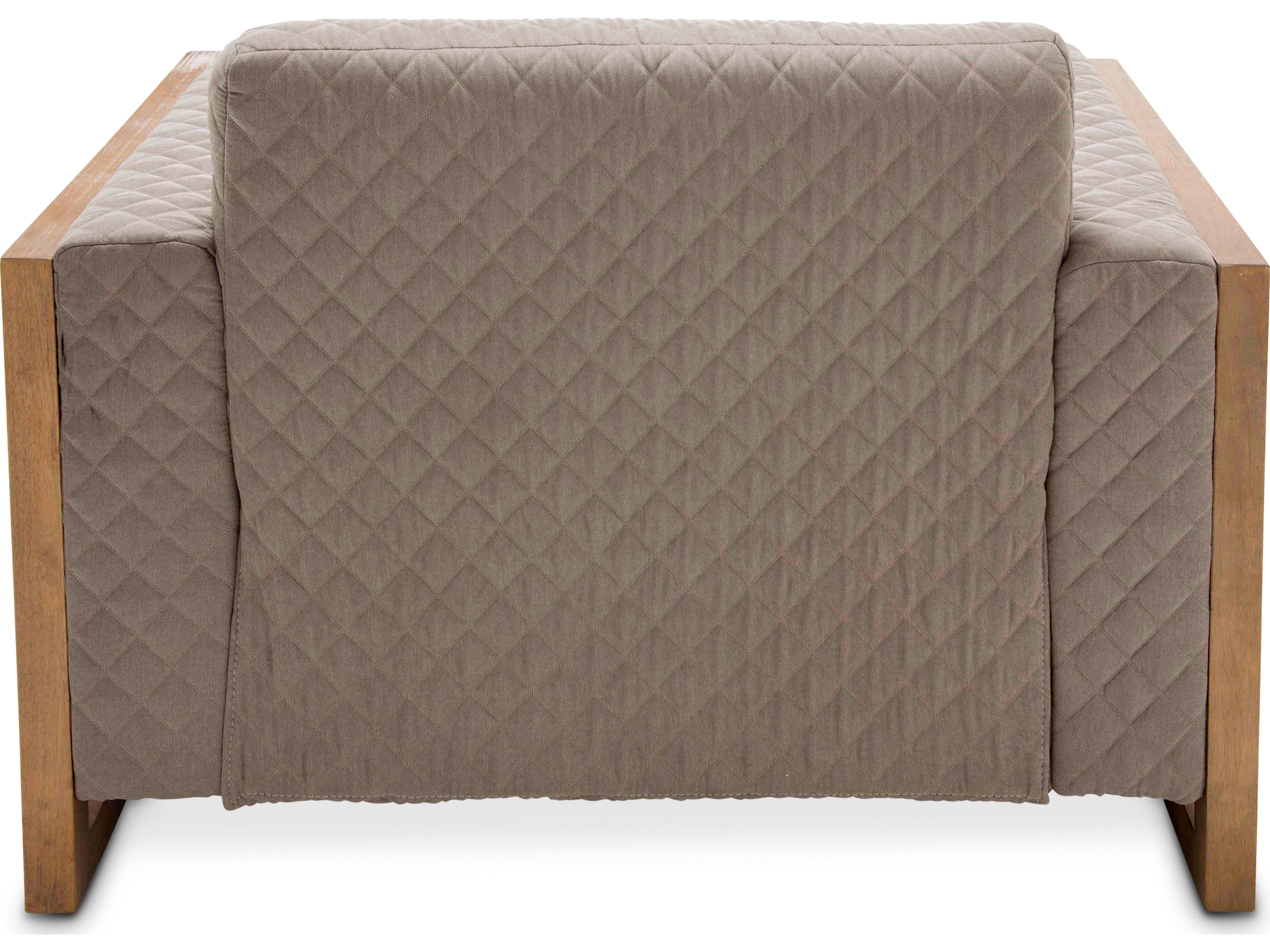 Michael Amini Hudson Ferry Gray Chair and a Half