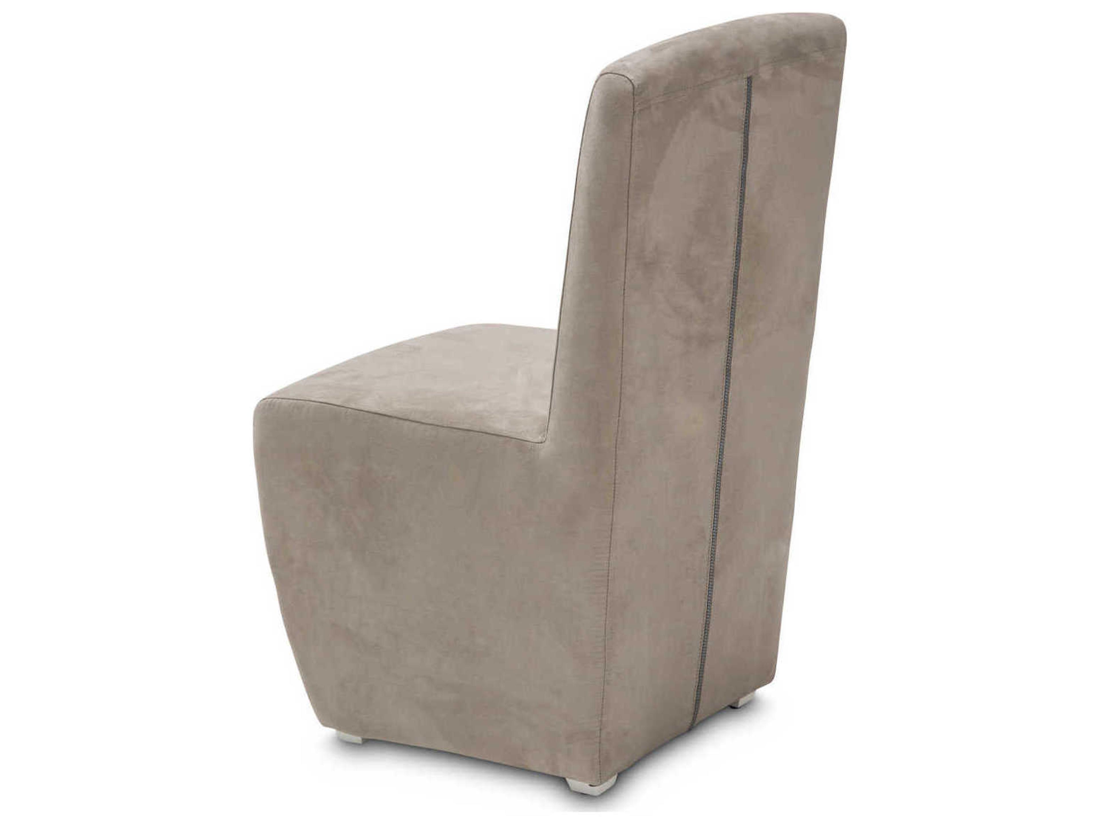 Michael Amini Menlo Station Beige Upholstered Side Dining Chair