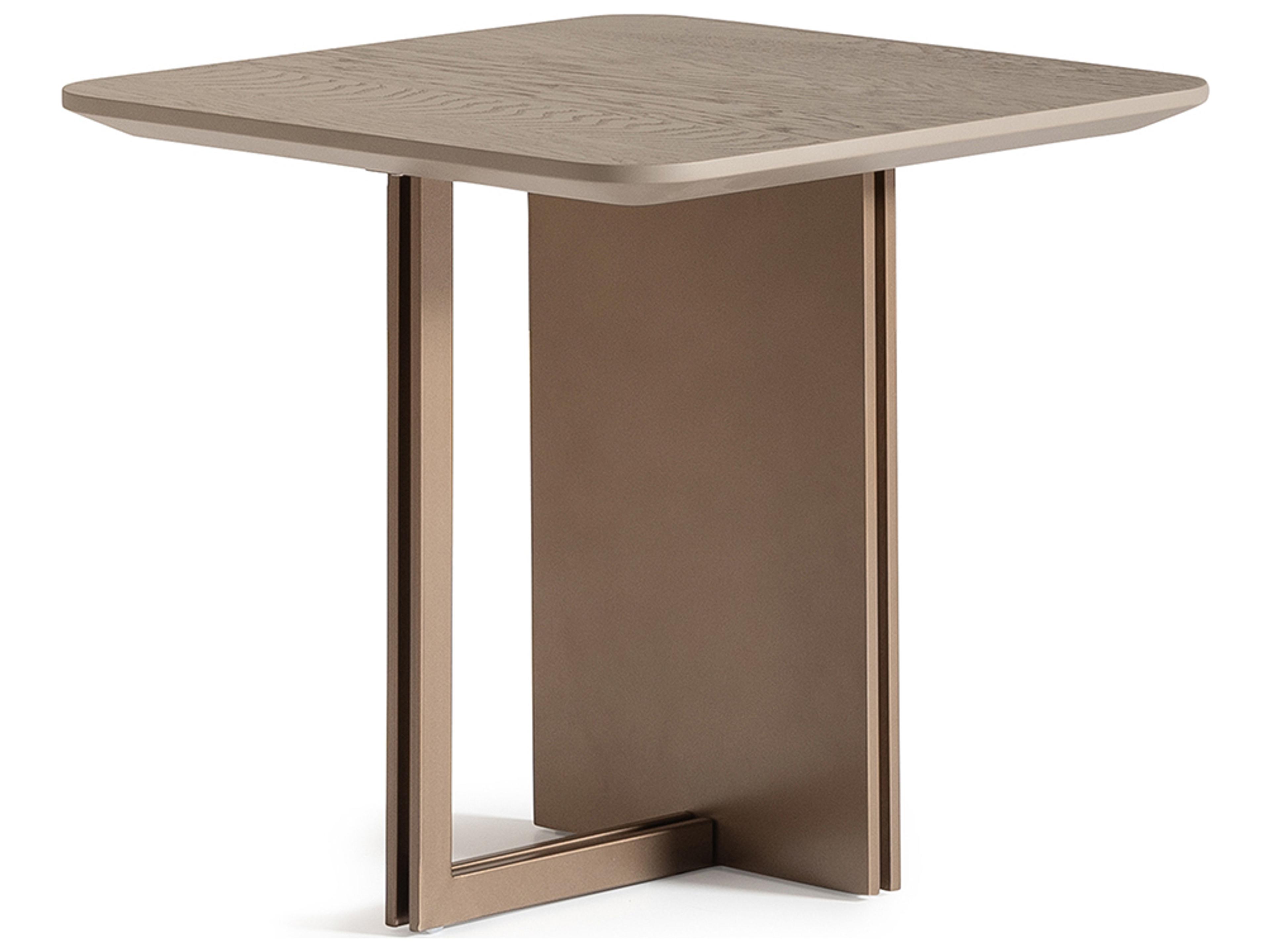 Canberra Square Wood End Table