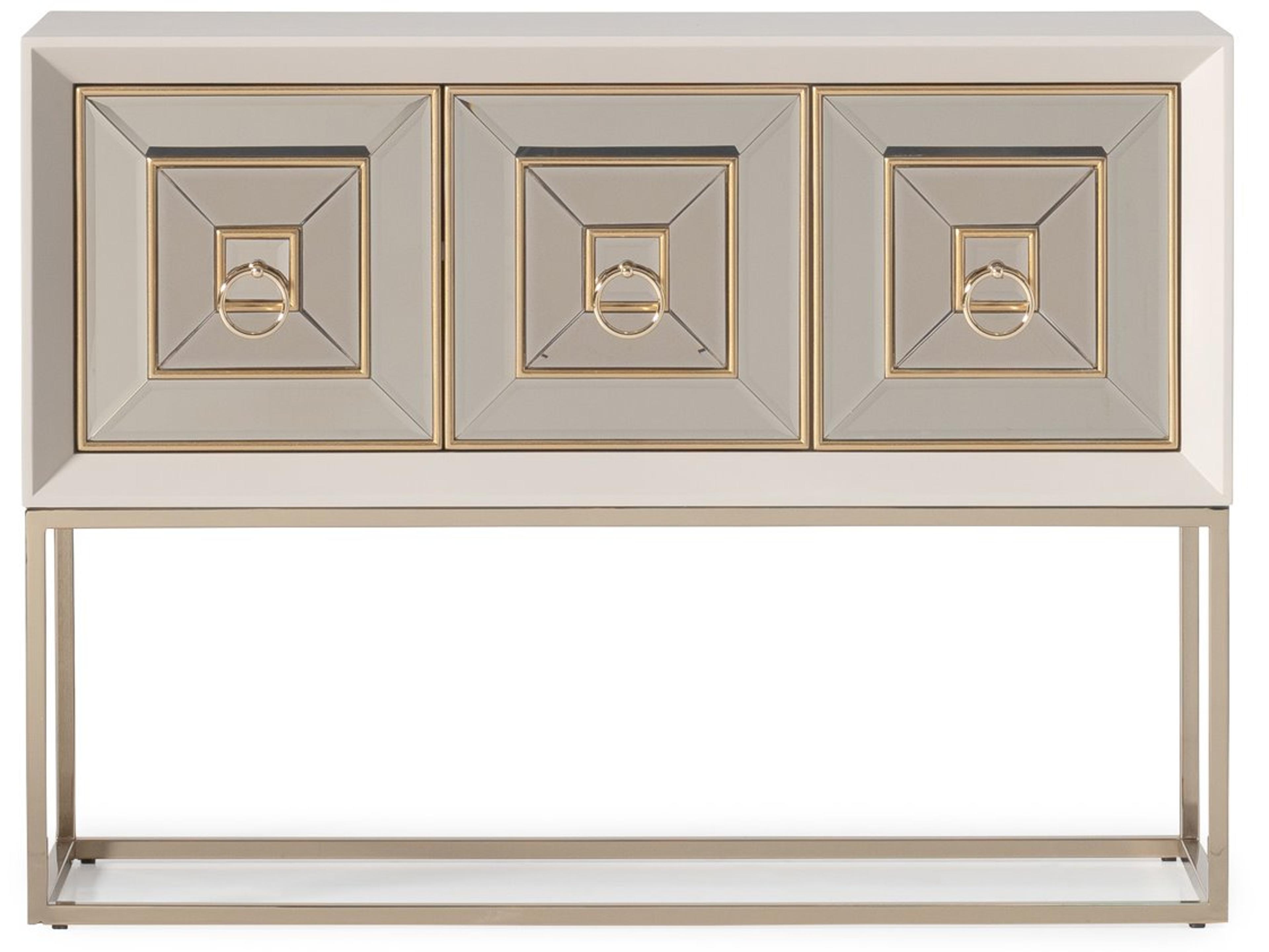 Michael Amini Madison Rectangular Wood Console Table