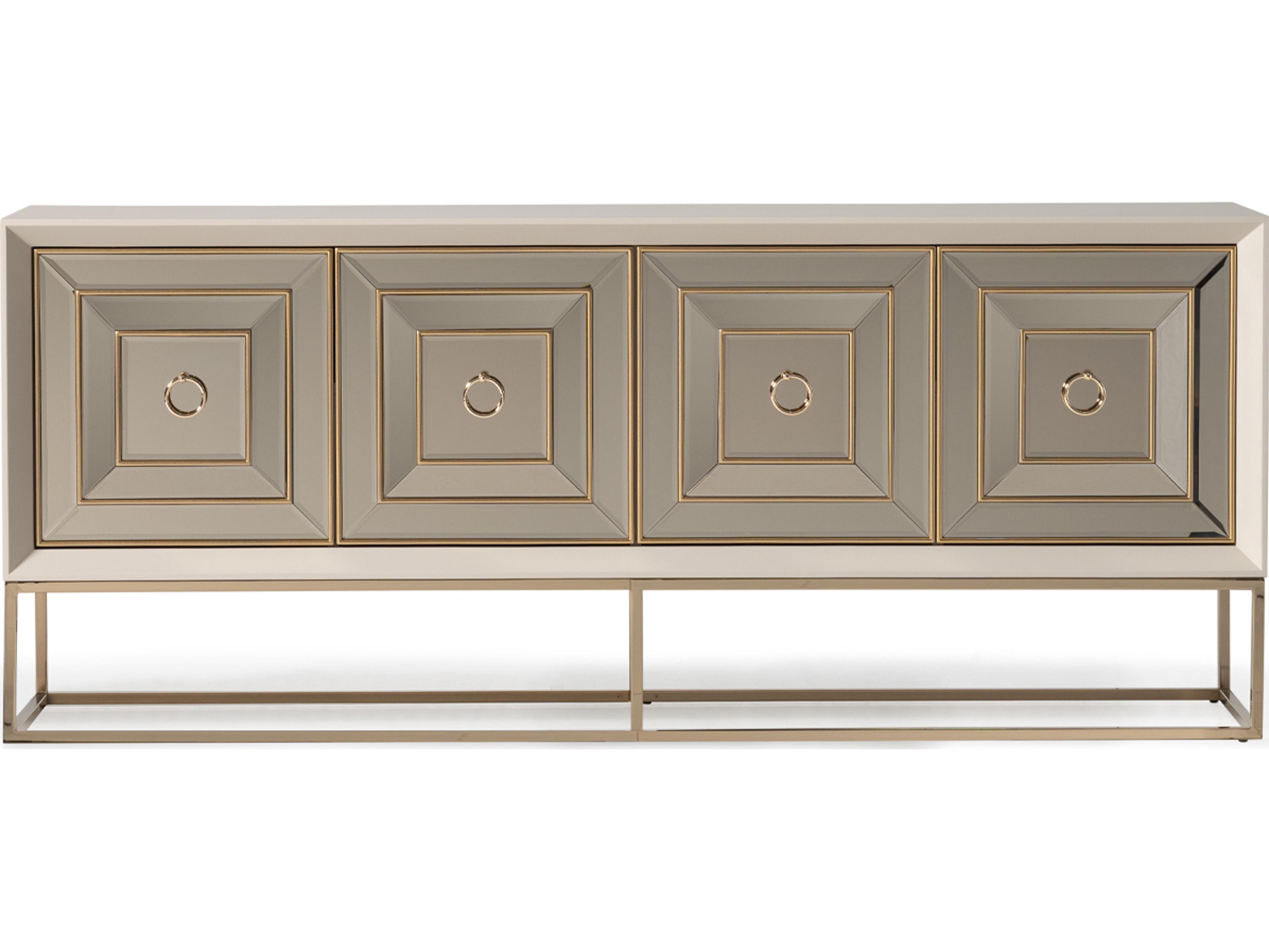 Michael Amini Madison Rectangular Wood Console Table