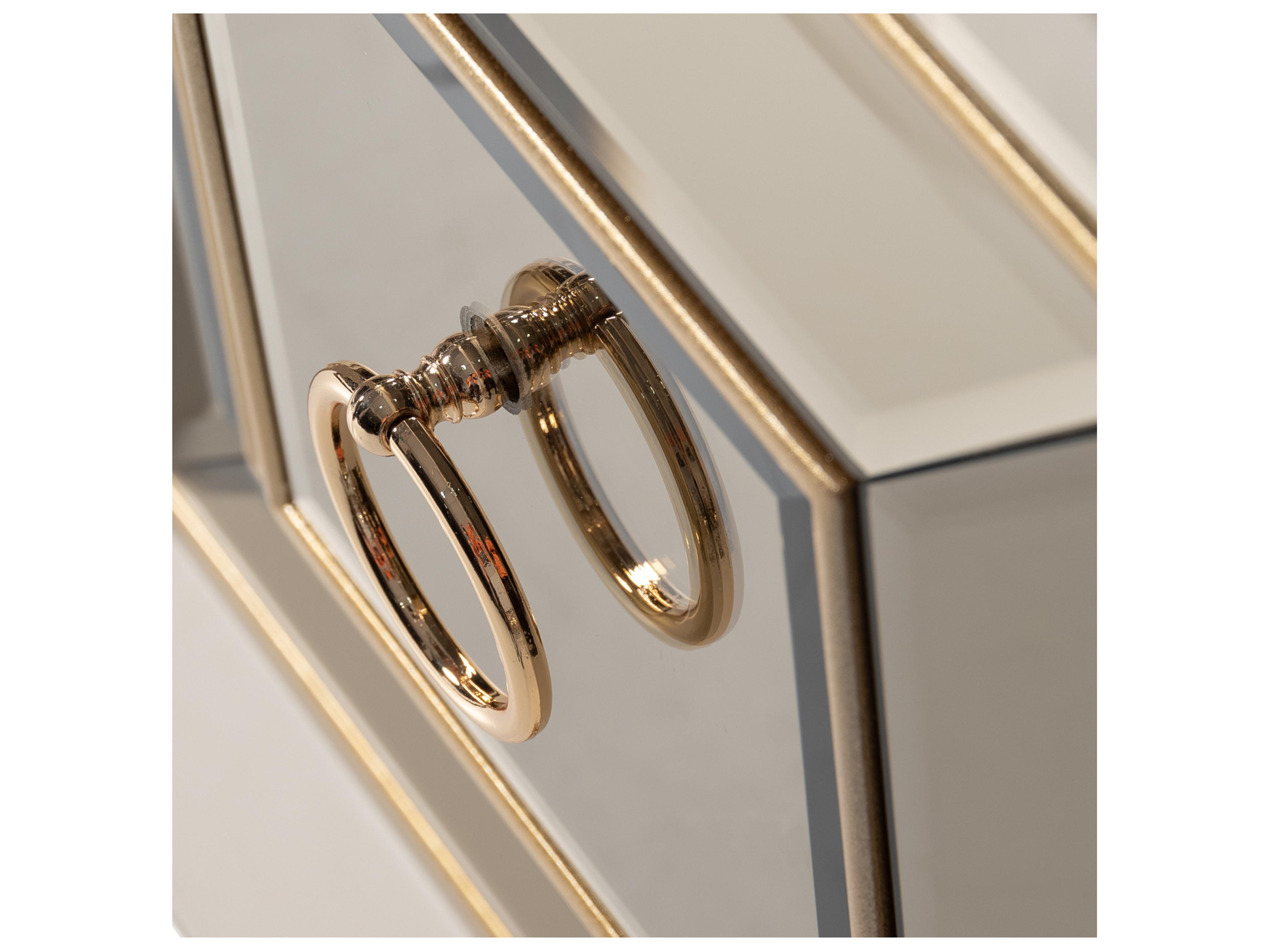 Michael Amini Madison Rectangular Wood Console Table