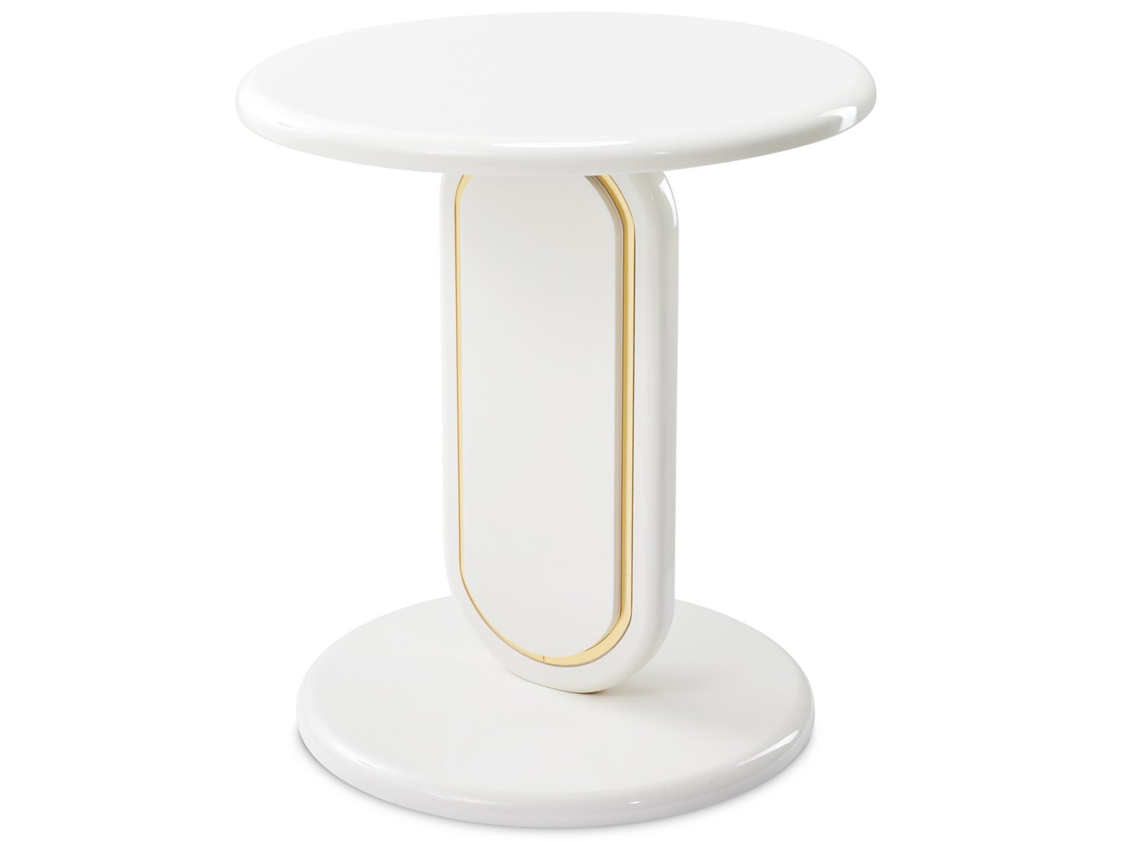 Sassani Round Wood End Table
