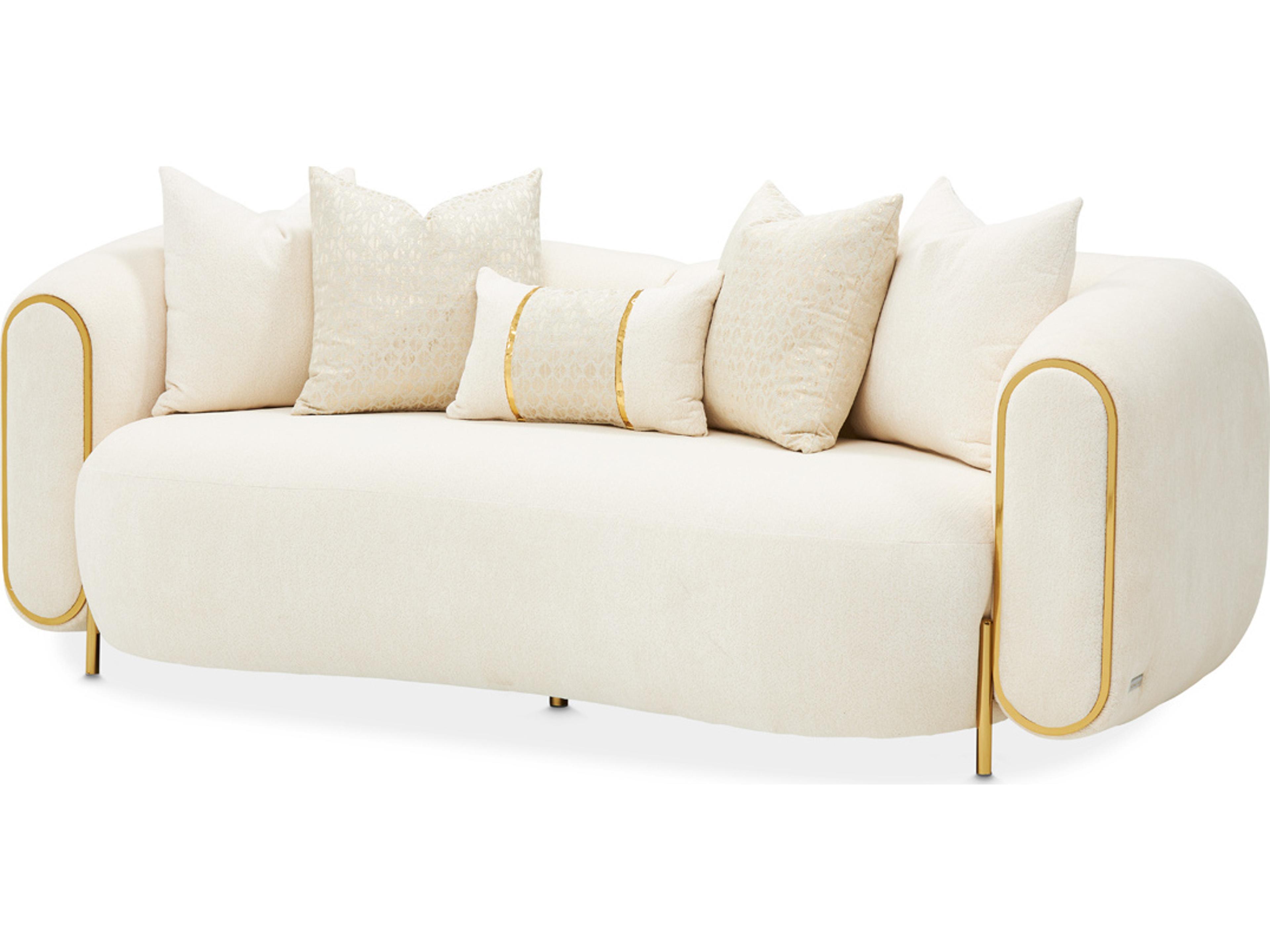 Sassani Gold Upholstered Loveseat