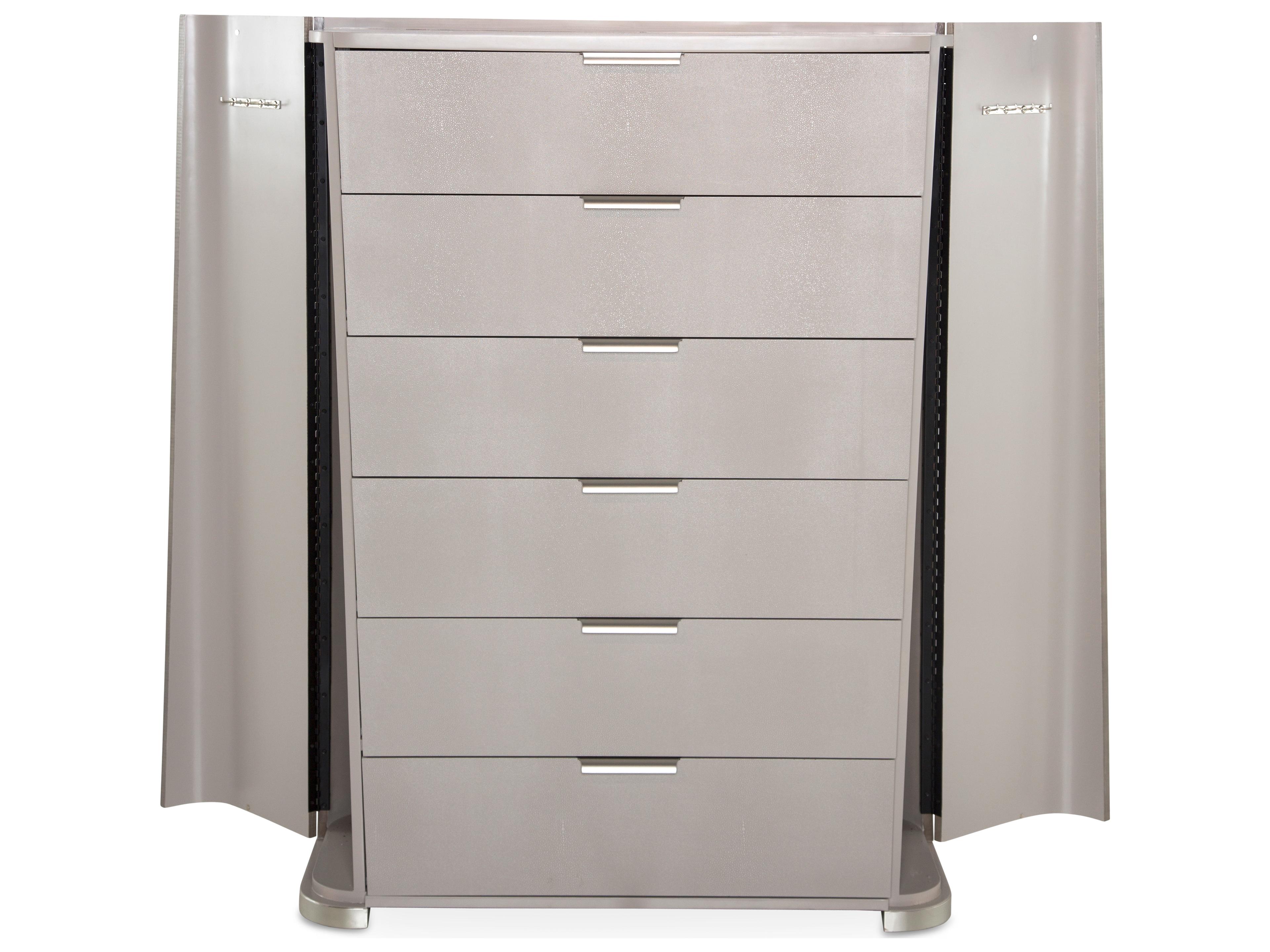 Luxecor Gilded Slate Brown Accent Chest