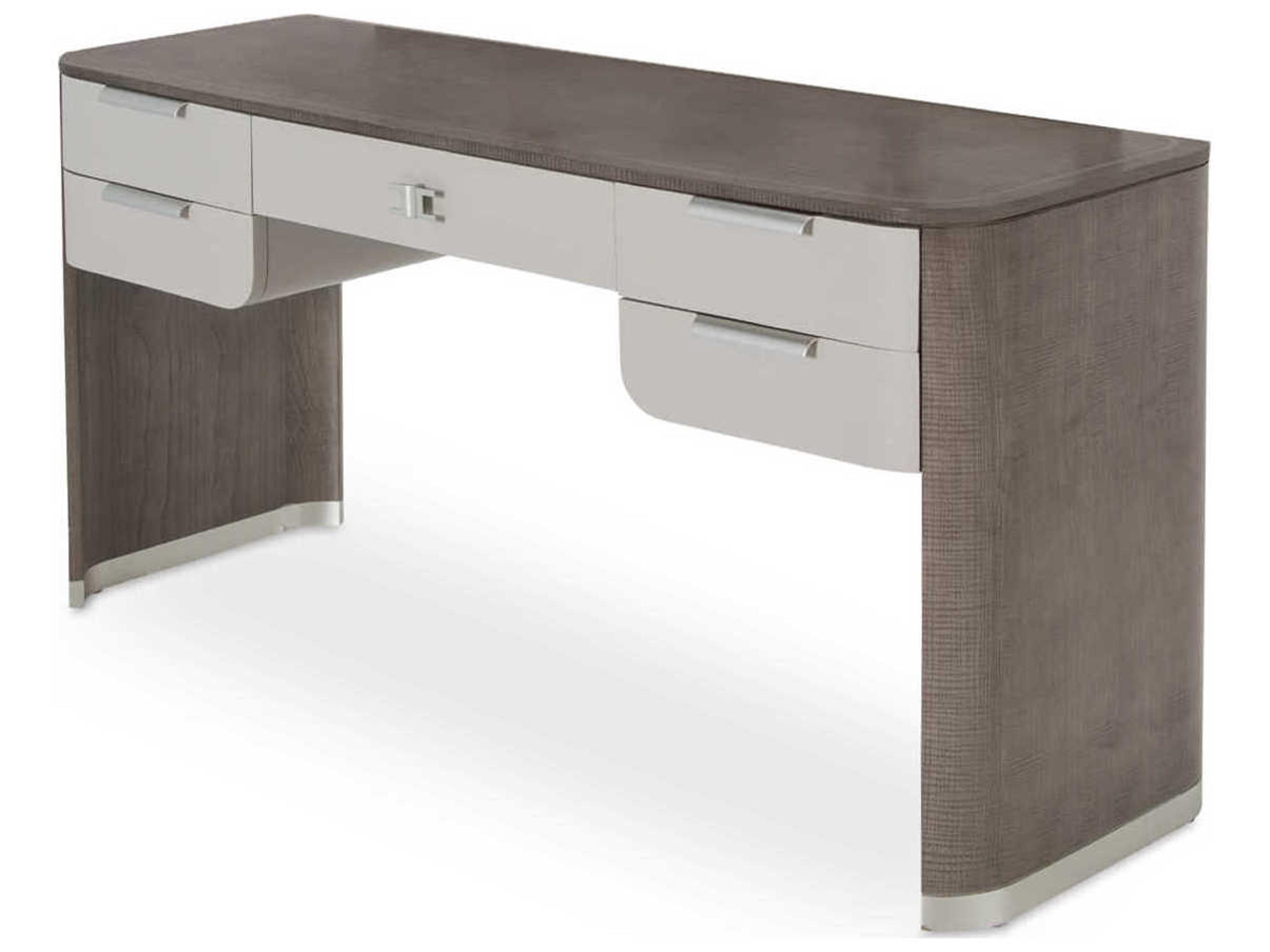 Roxbury Park Slate Vanity Desk with Faux Shagreen Drawers