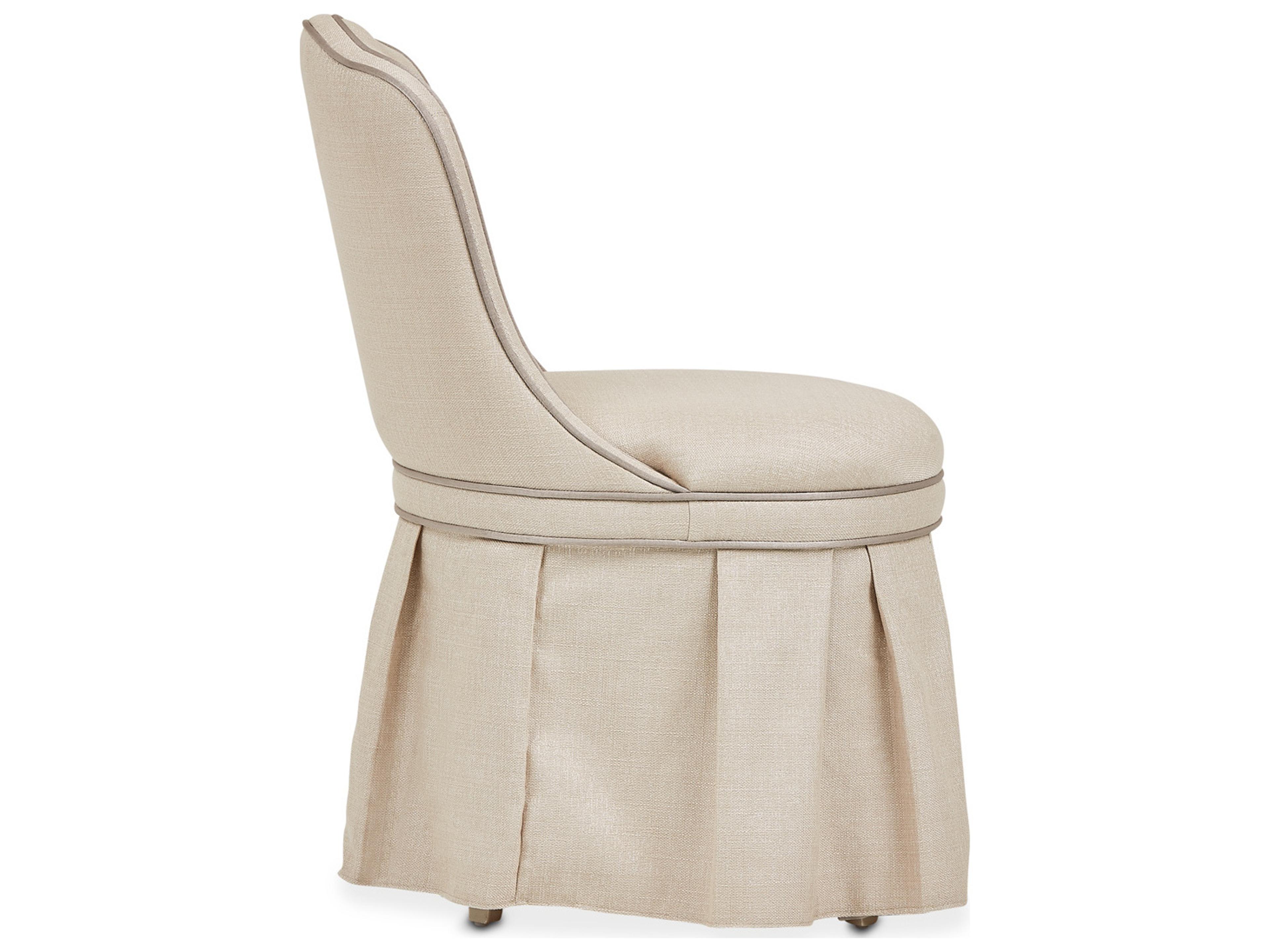 Luxecor Gilded Cream Accent Chair