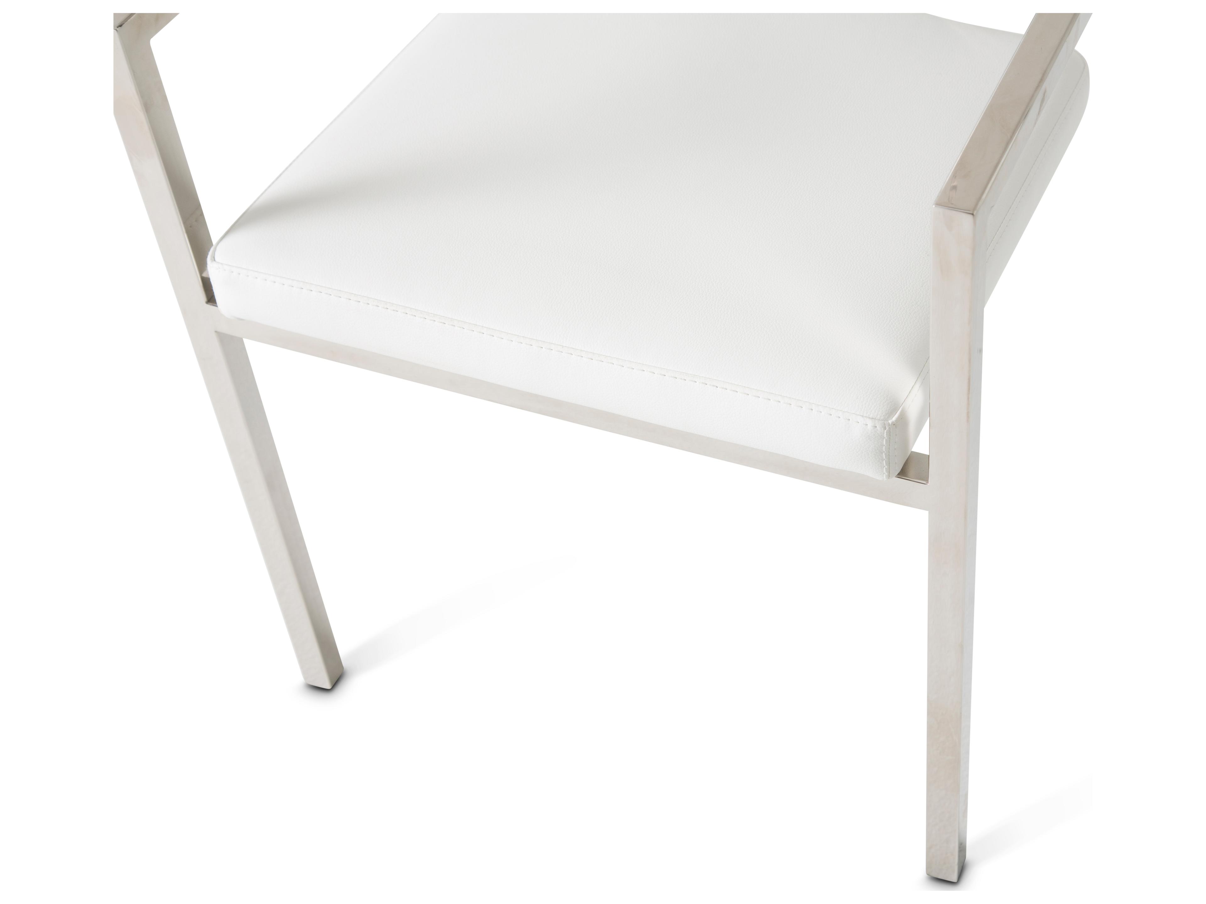 Luxecor Gilded White Arm Dining Chair