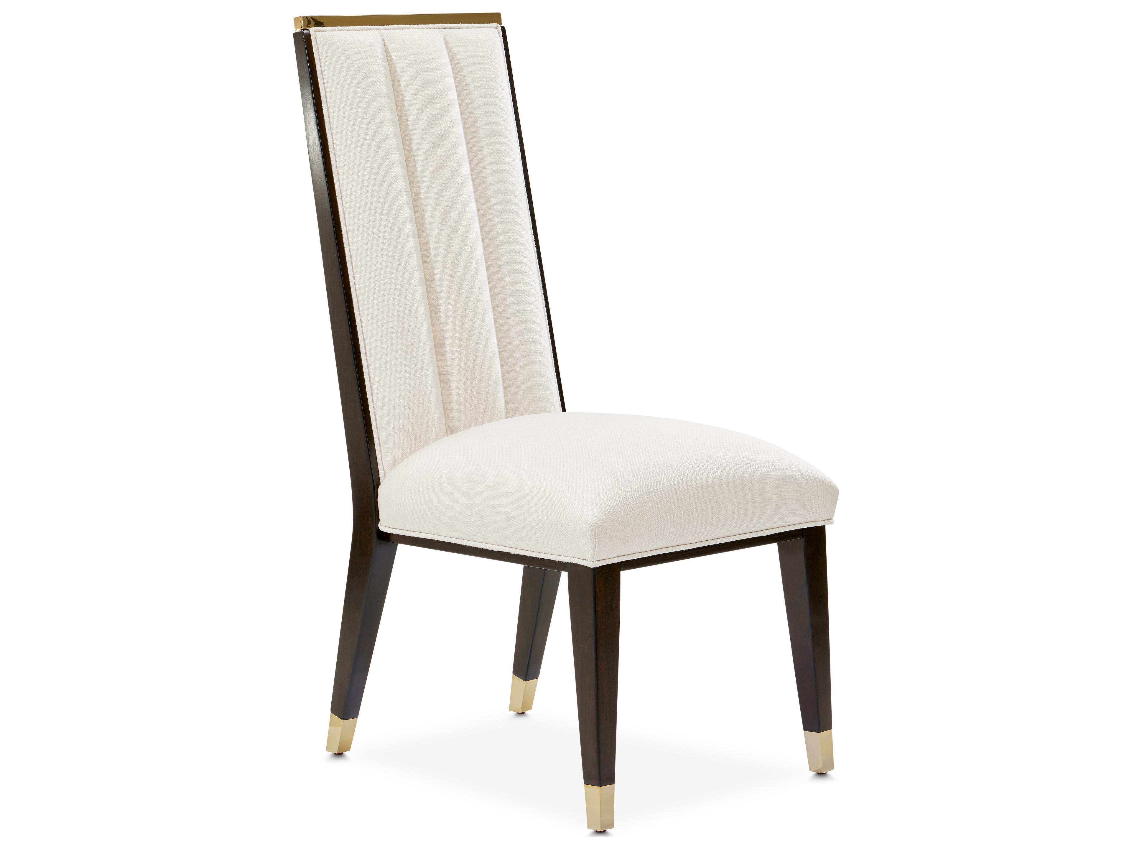 Belmont Place Rubberwood Beige Upholstered Armless Dining Chair