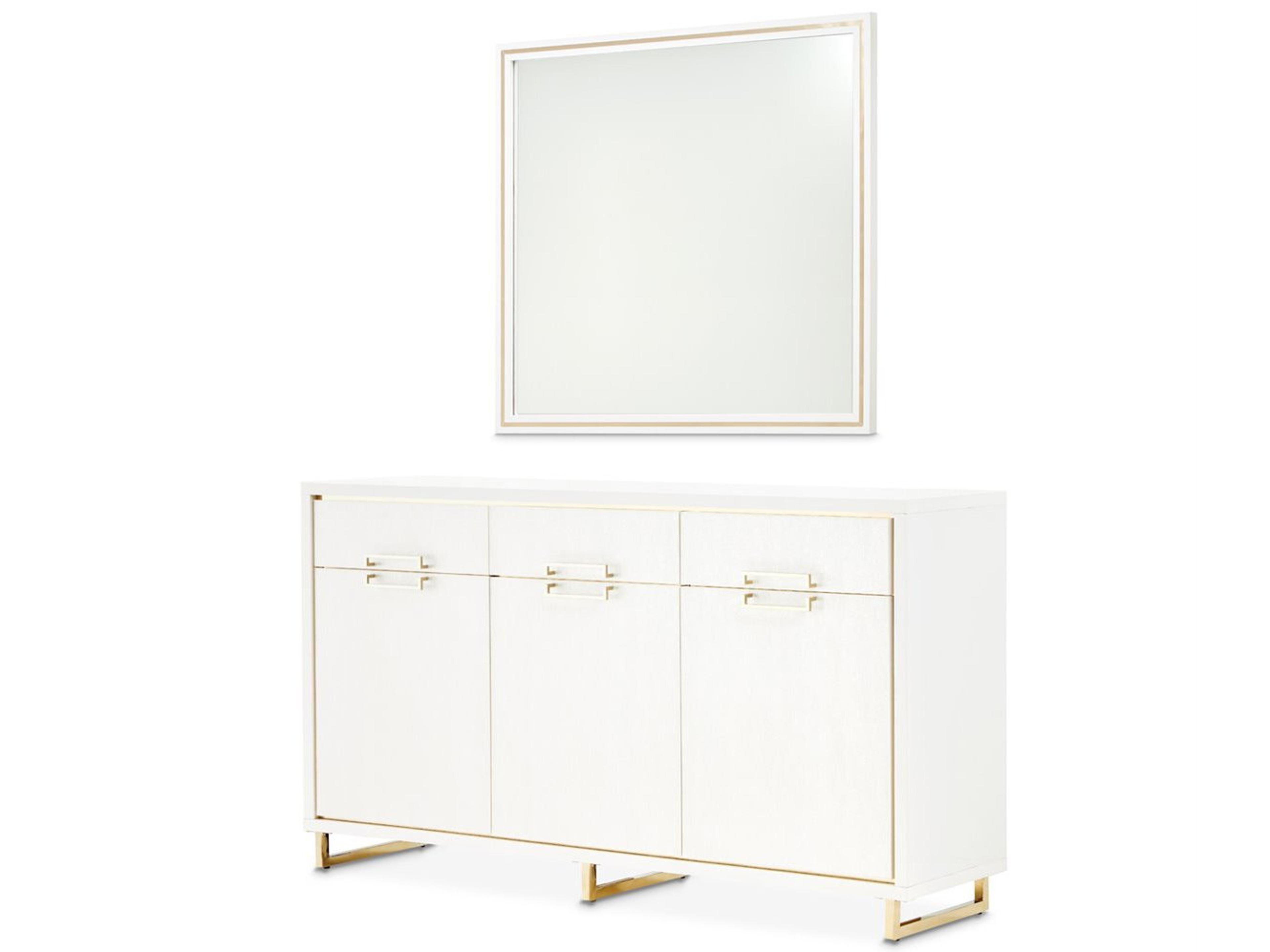 Palm Gate 68" Sideboard with Mirror Set