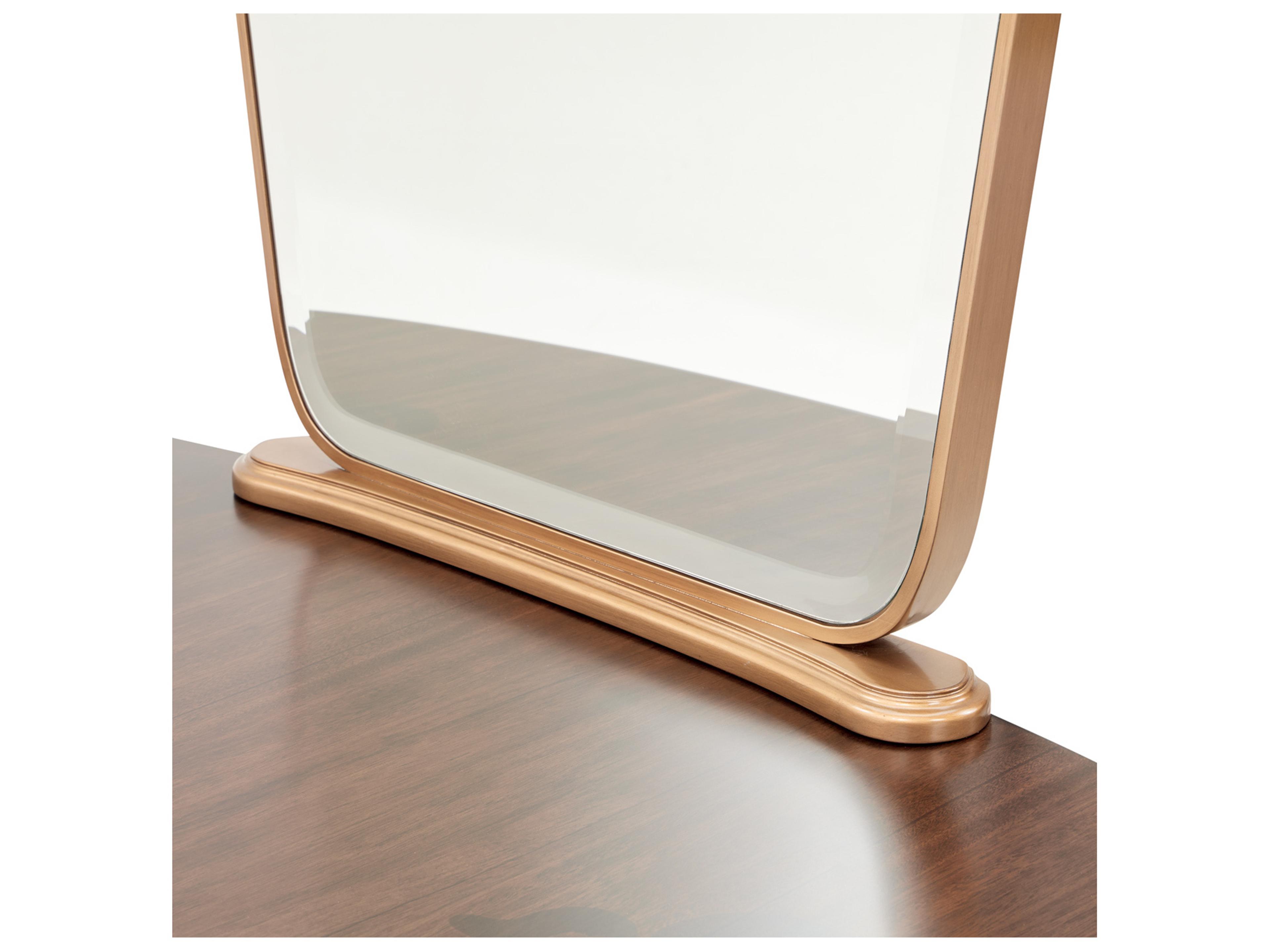 Luxecor Gilded Antique Gold Dresser Mirror