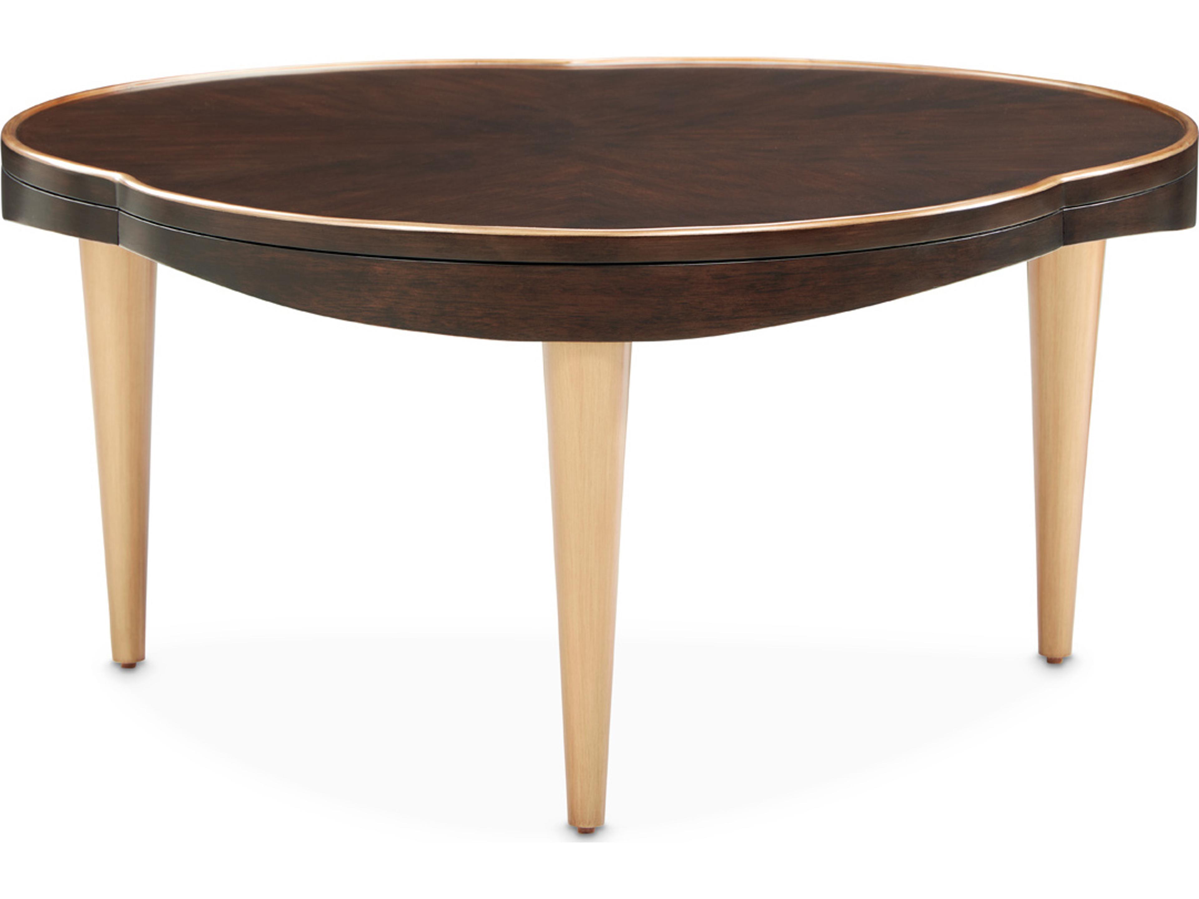 Camellia Field Wood Warm Pecan Coffee Table