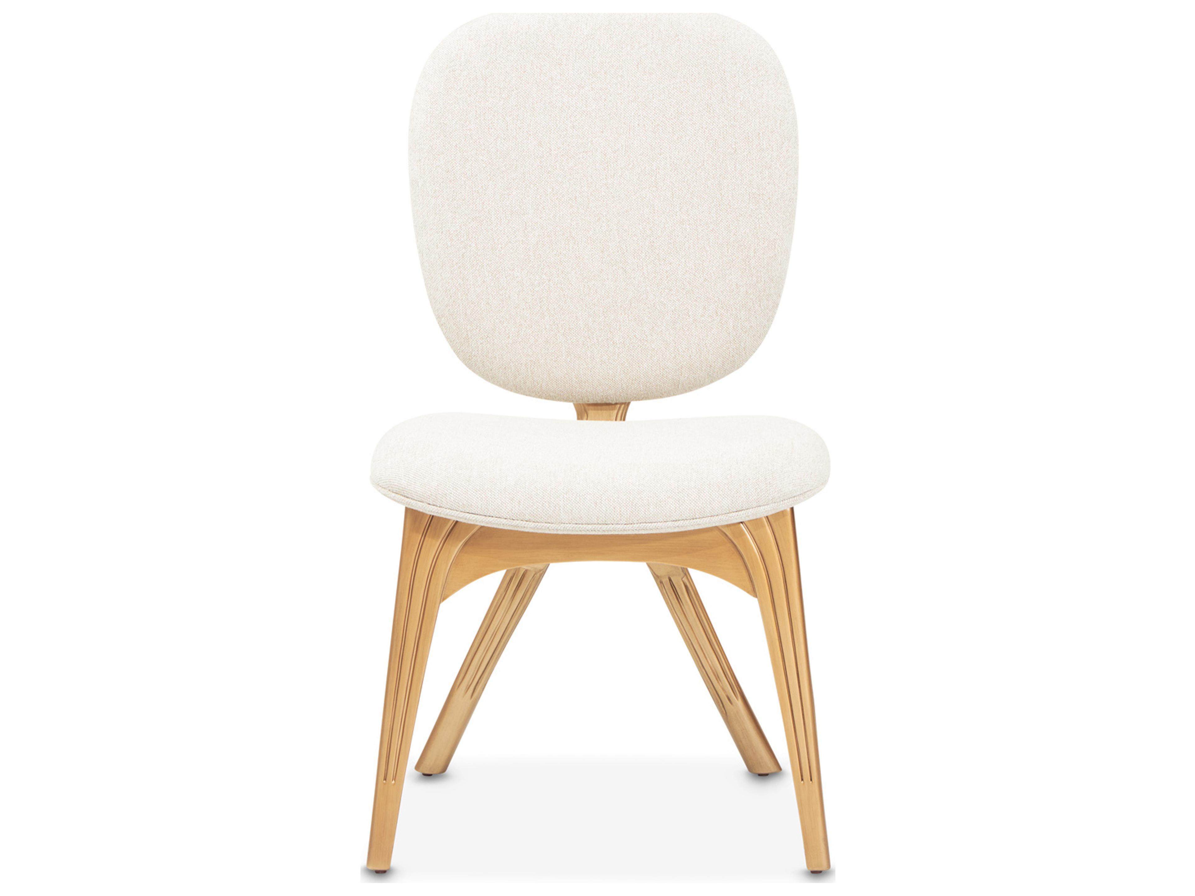 Luxecor Gilded Warm Pecan Beige Vanity Chair