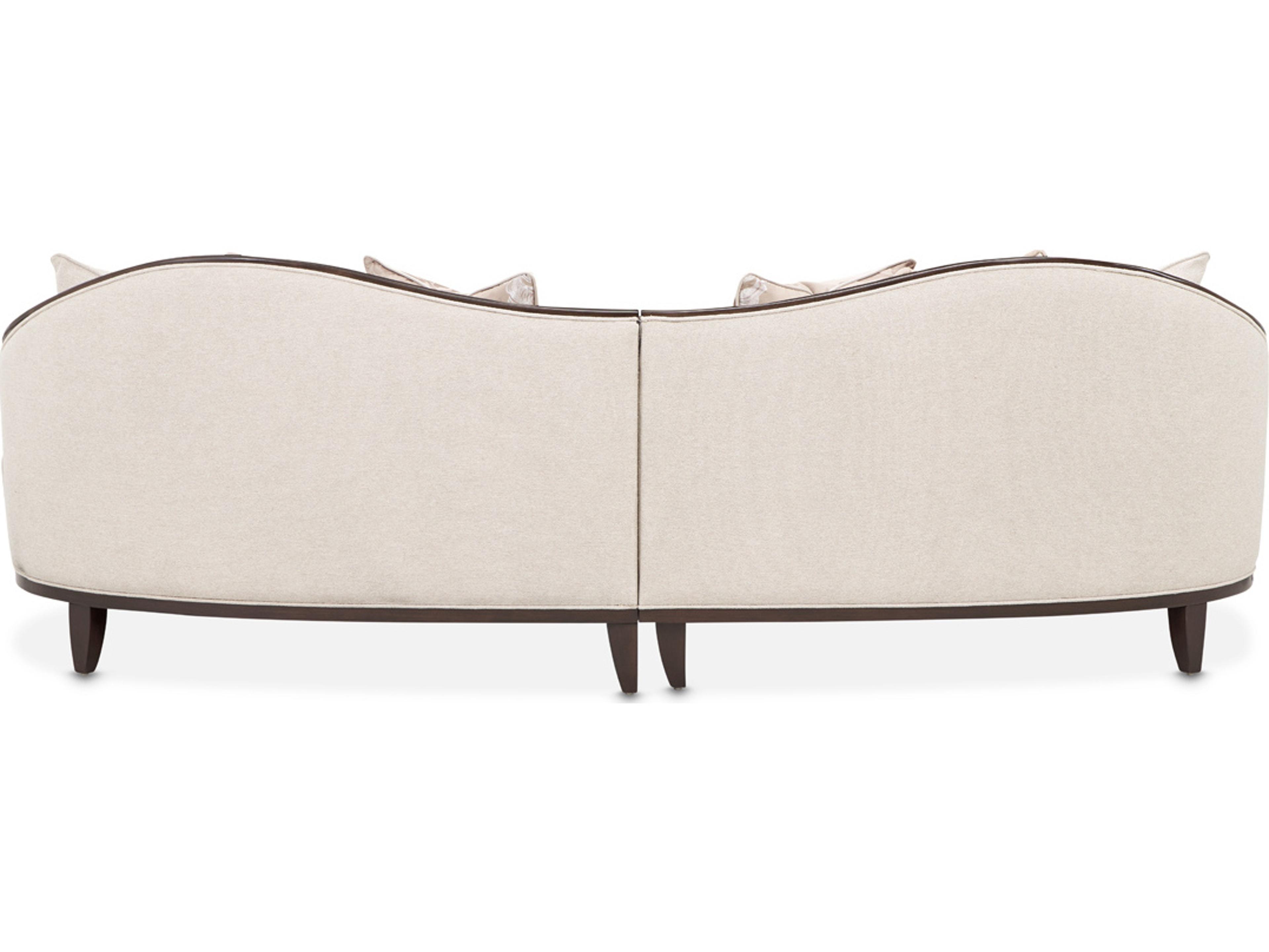 Luxecor Gilded Warm Pecan Linen Beige Upholstered Modular
