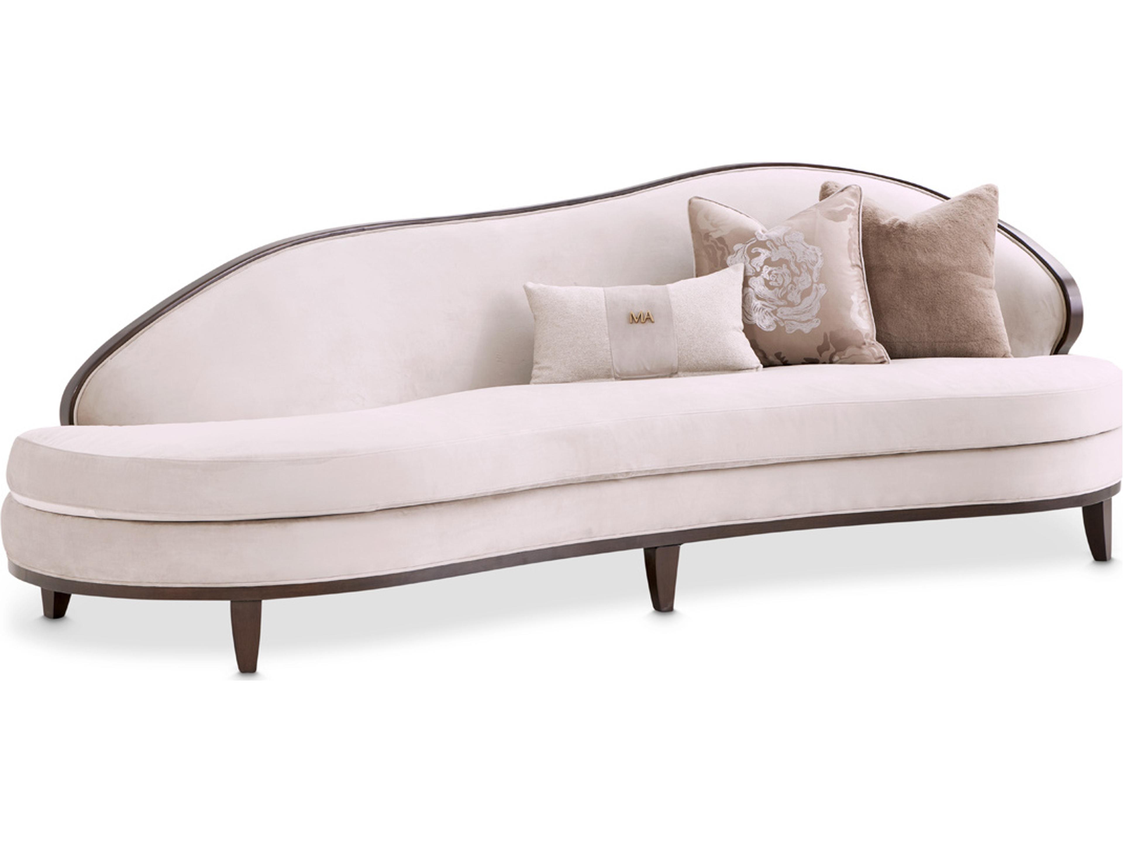 Luxecor Gilded Warm Pecan Porcini Beige Upholstered Sofa