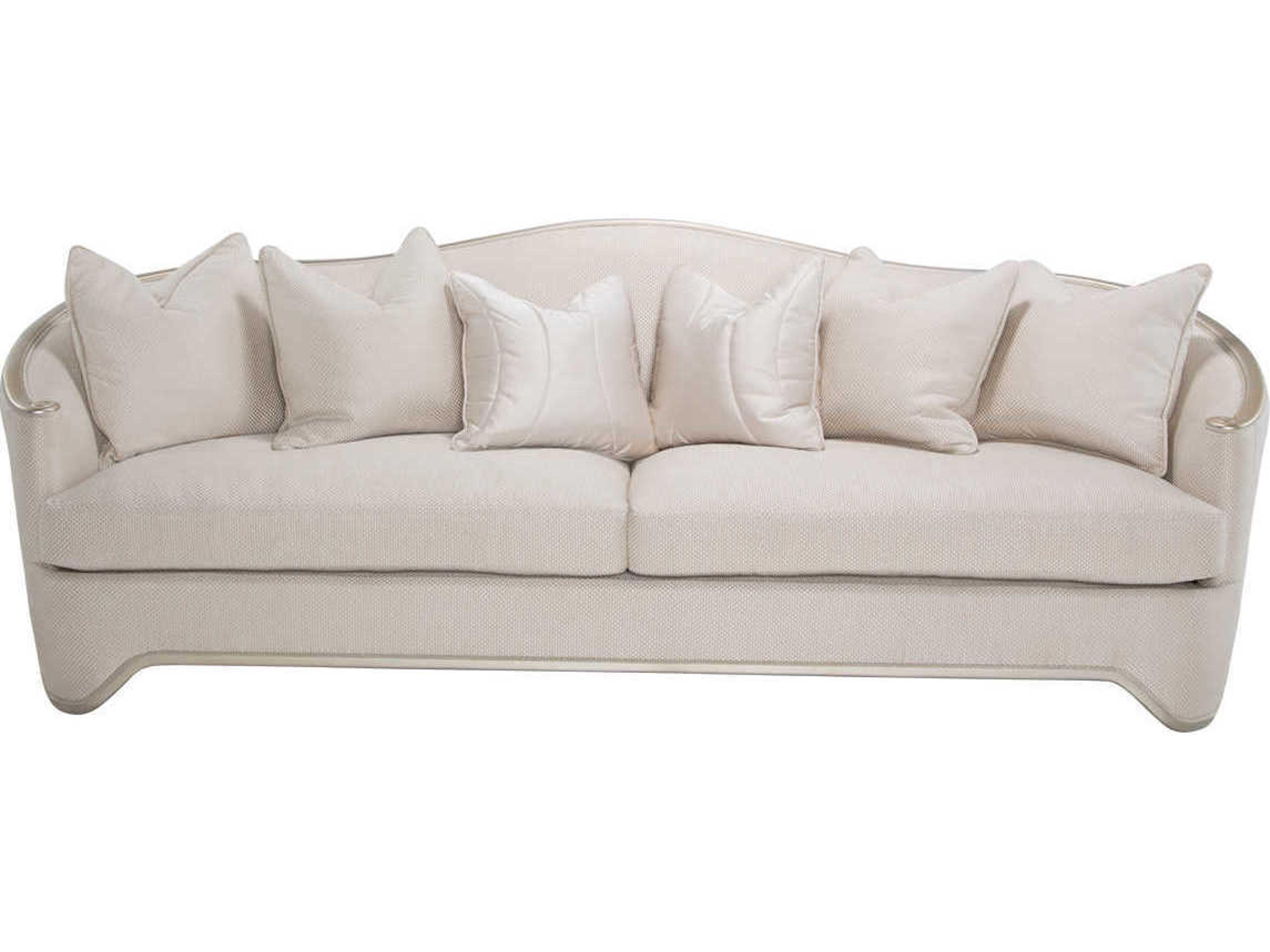 Luxecor Gilded Champagne Beige Upholstered Sofa