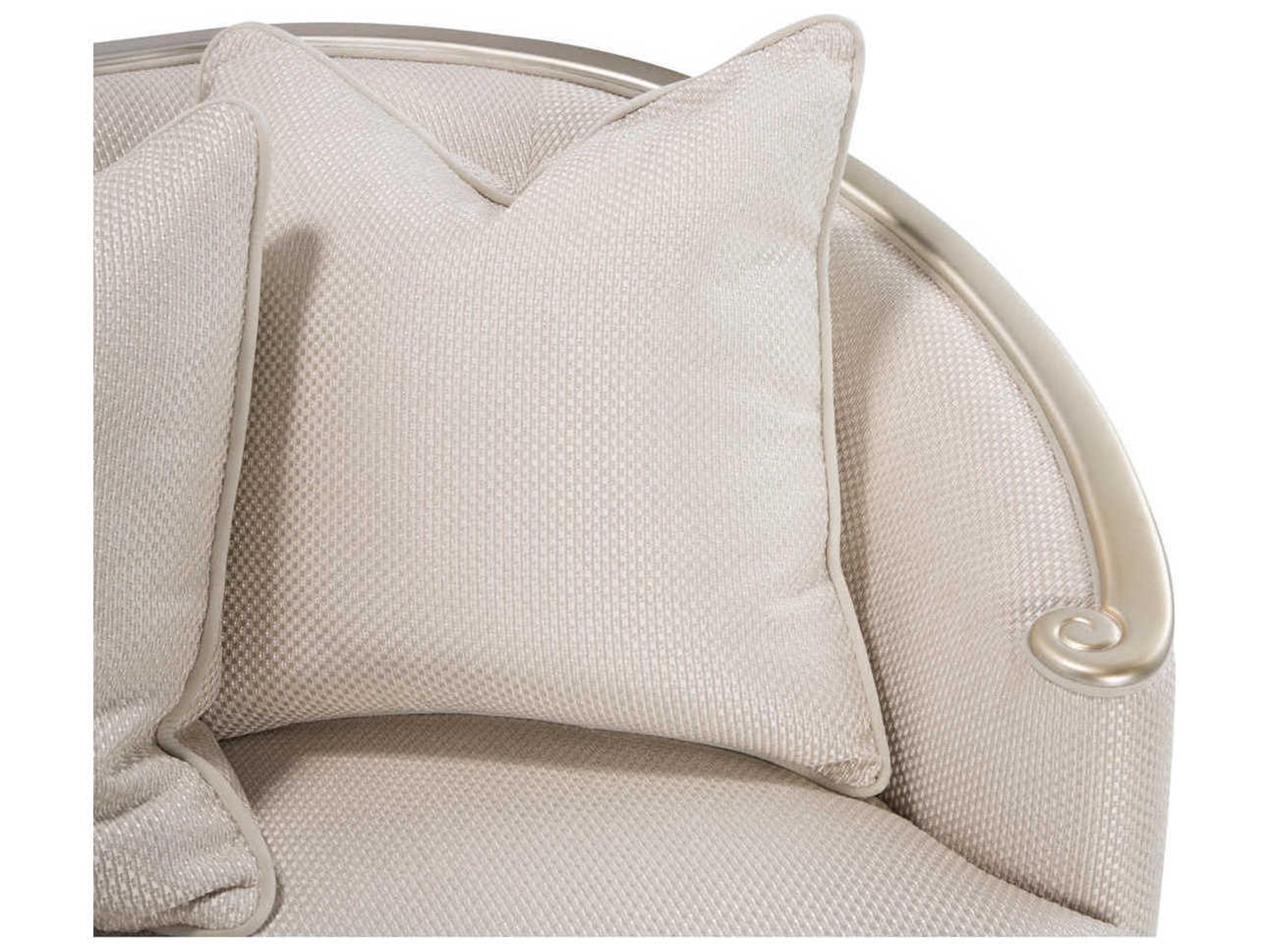 Luxecor Gilded Champagne Beige Upholstered Sofa