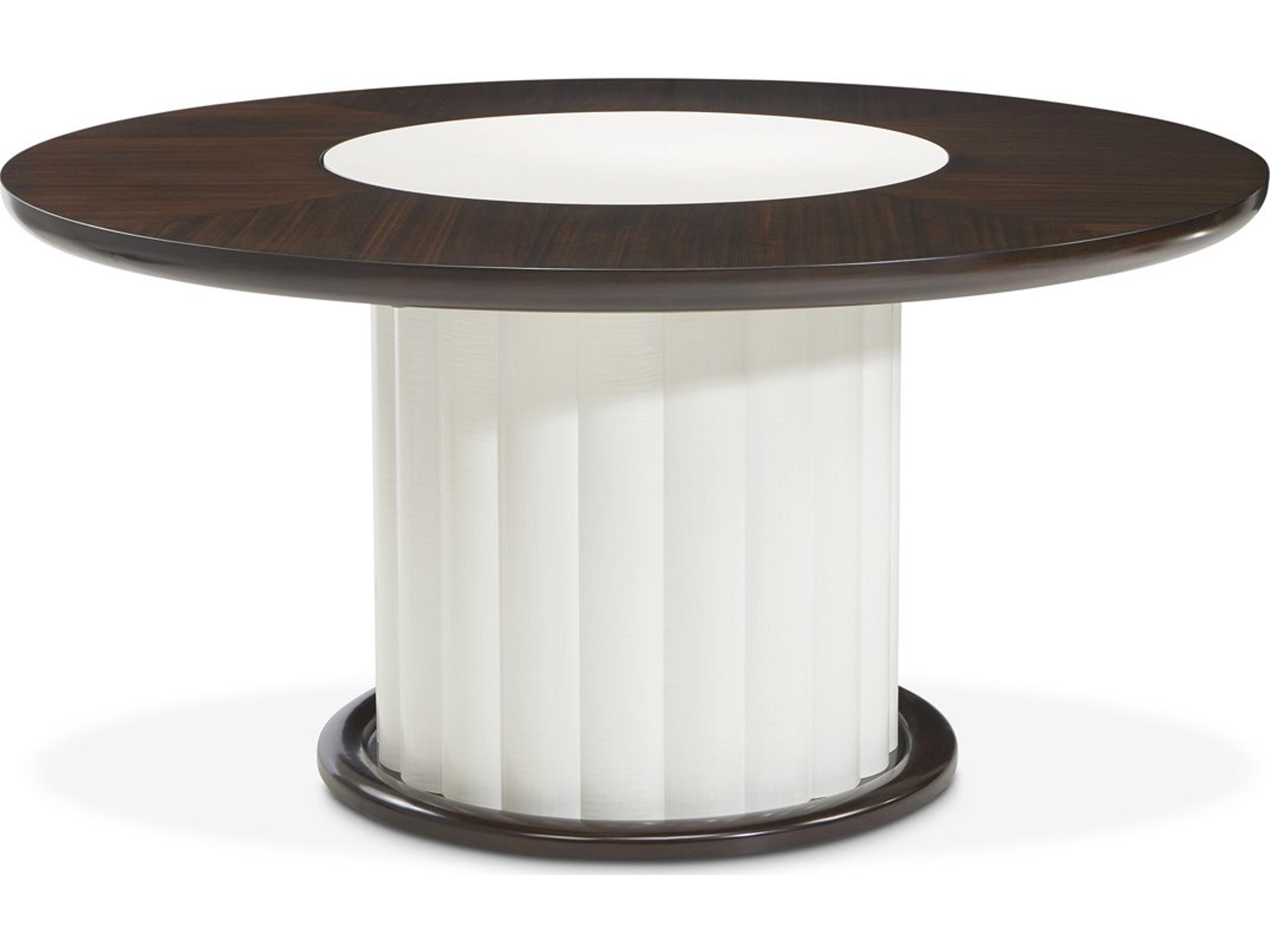 Paris Chic Round Wood Dining Table