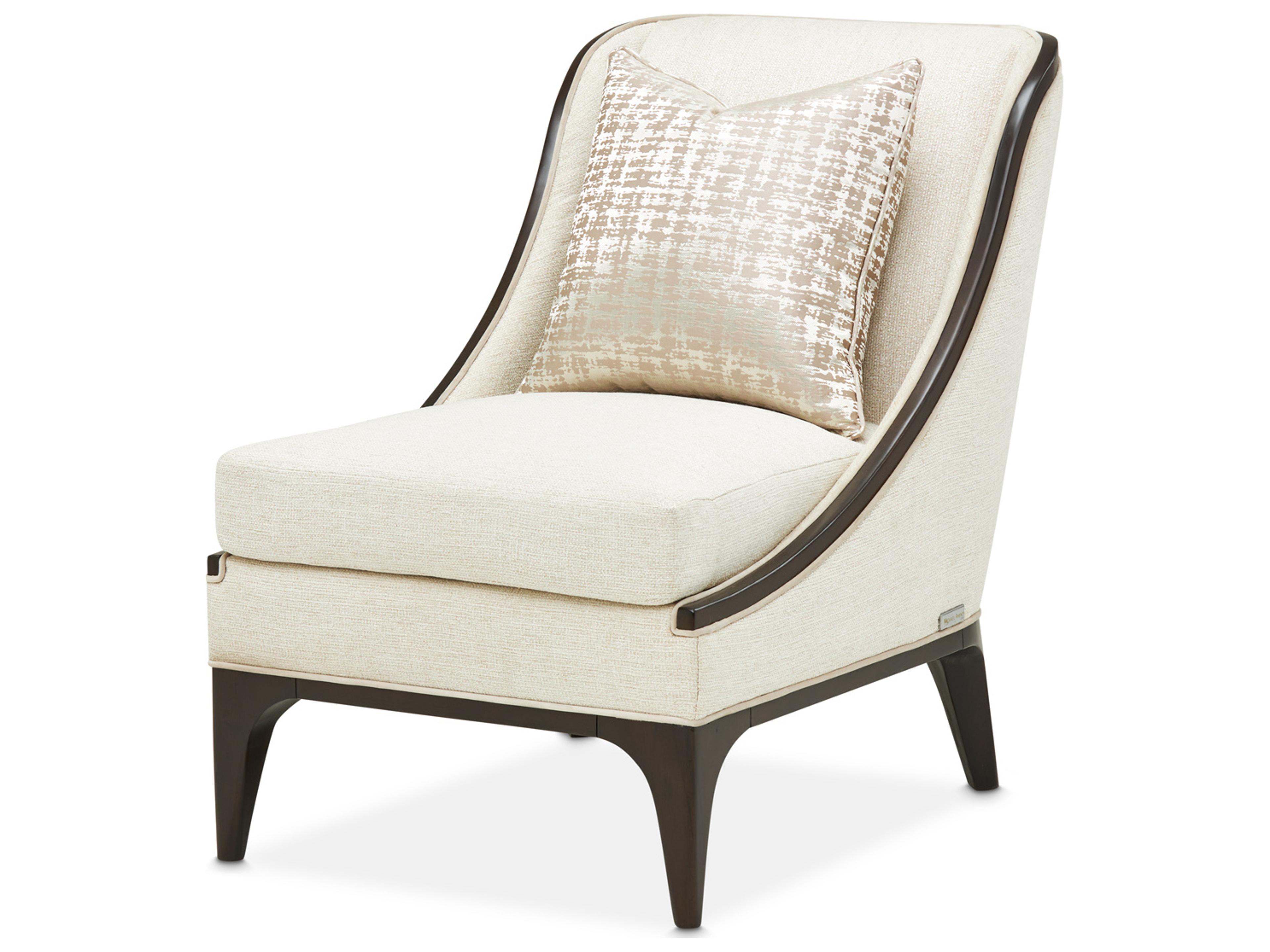 Paris Chic White Accent Chair