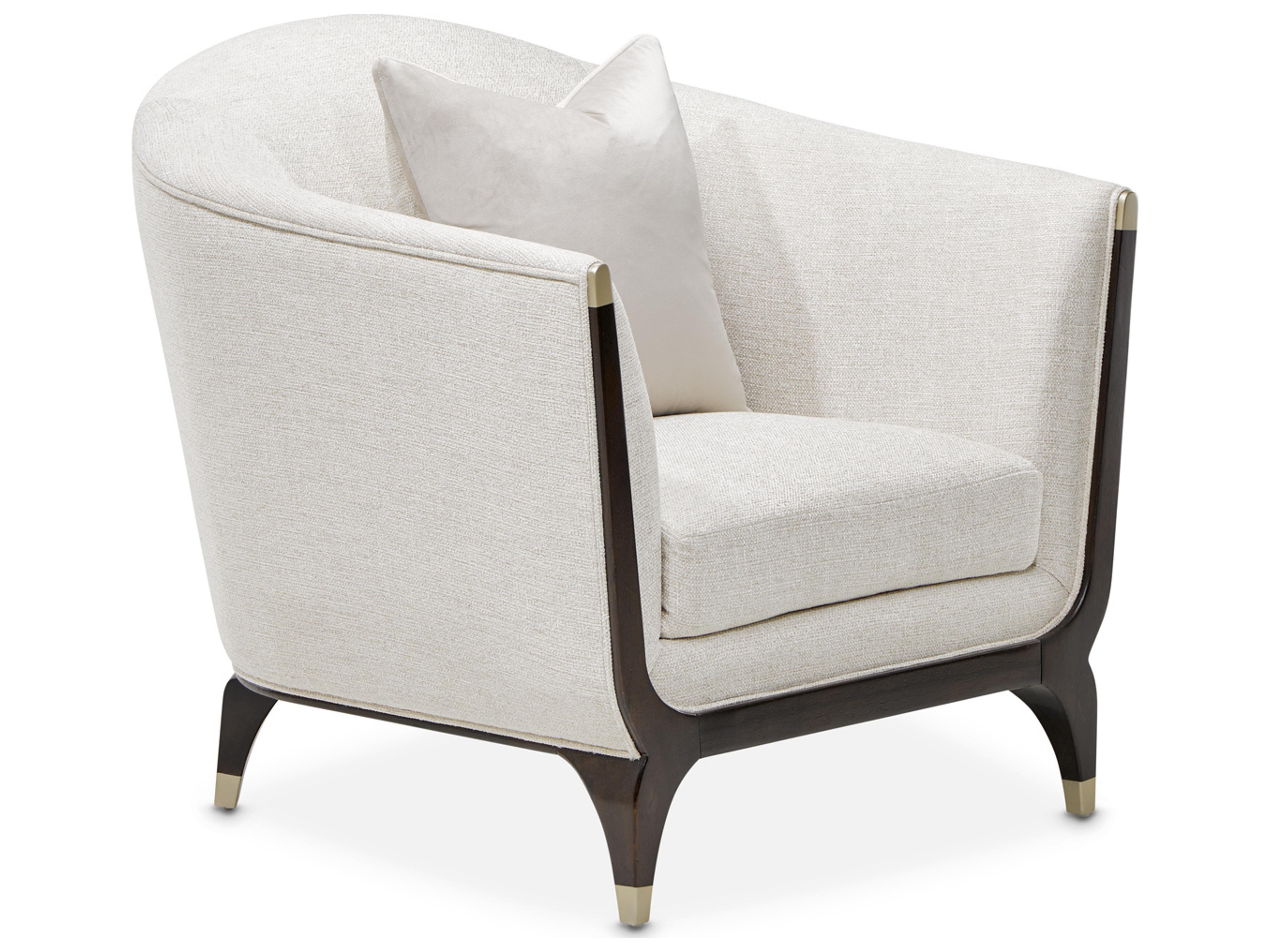 Paris Chic White Accent Chair
