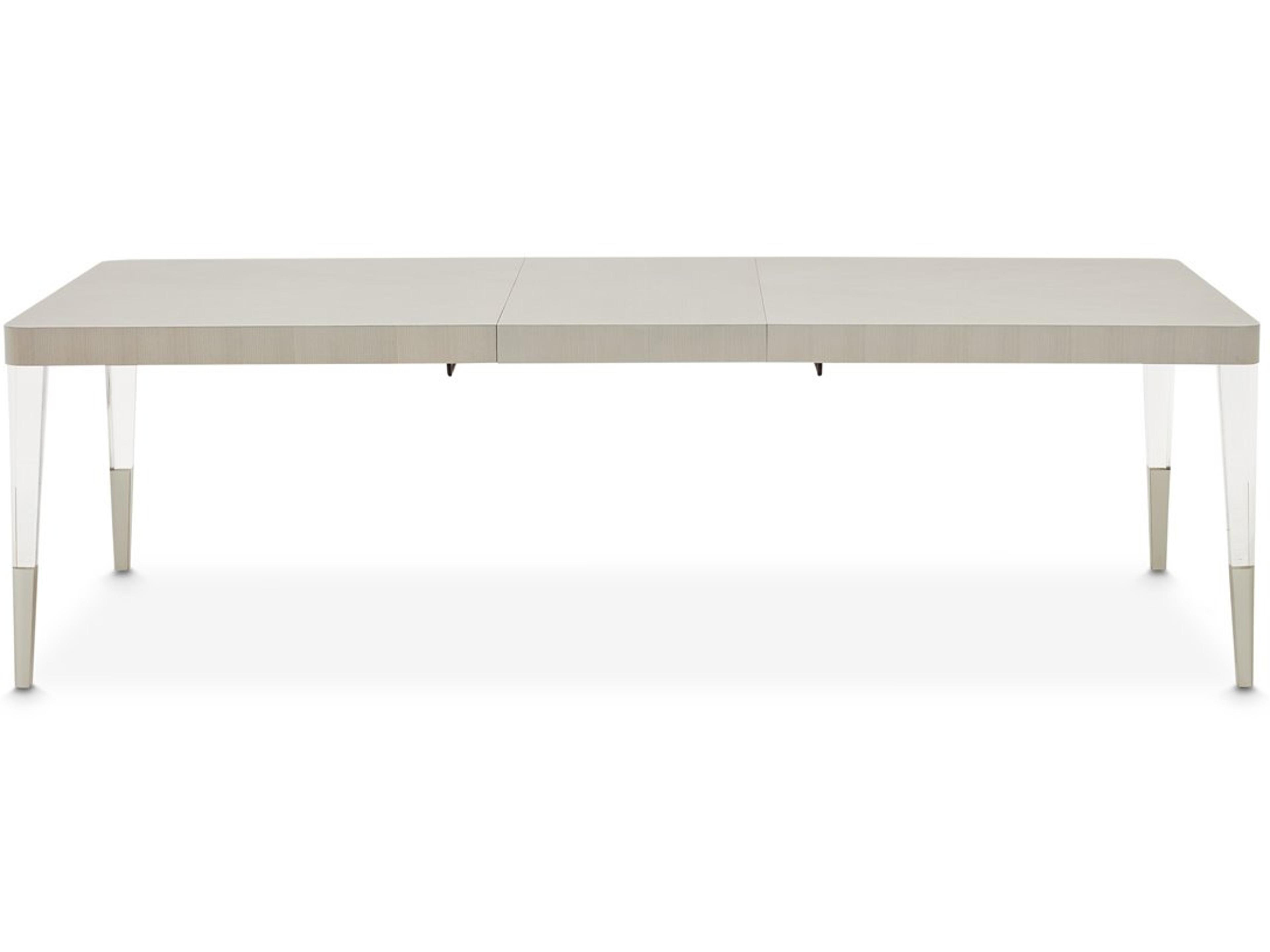 Luxecor Gilded Rectangular Wood Dining Table