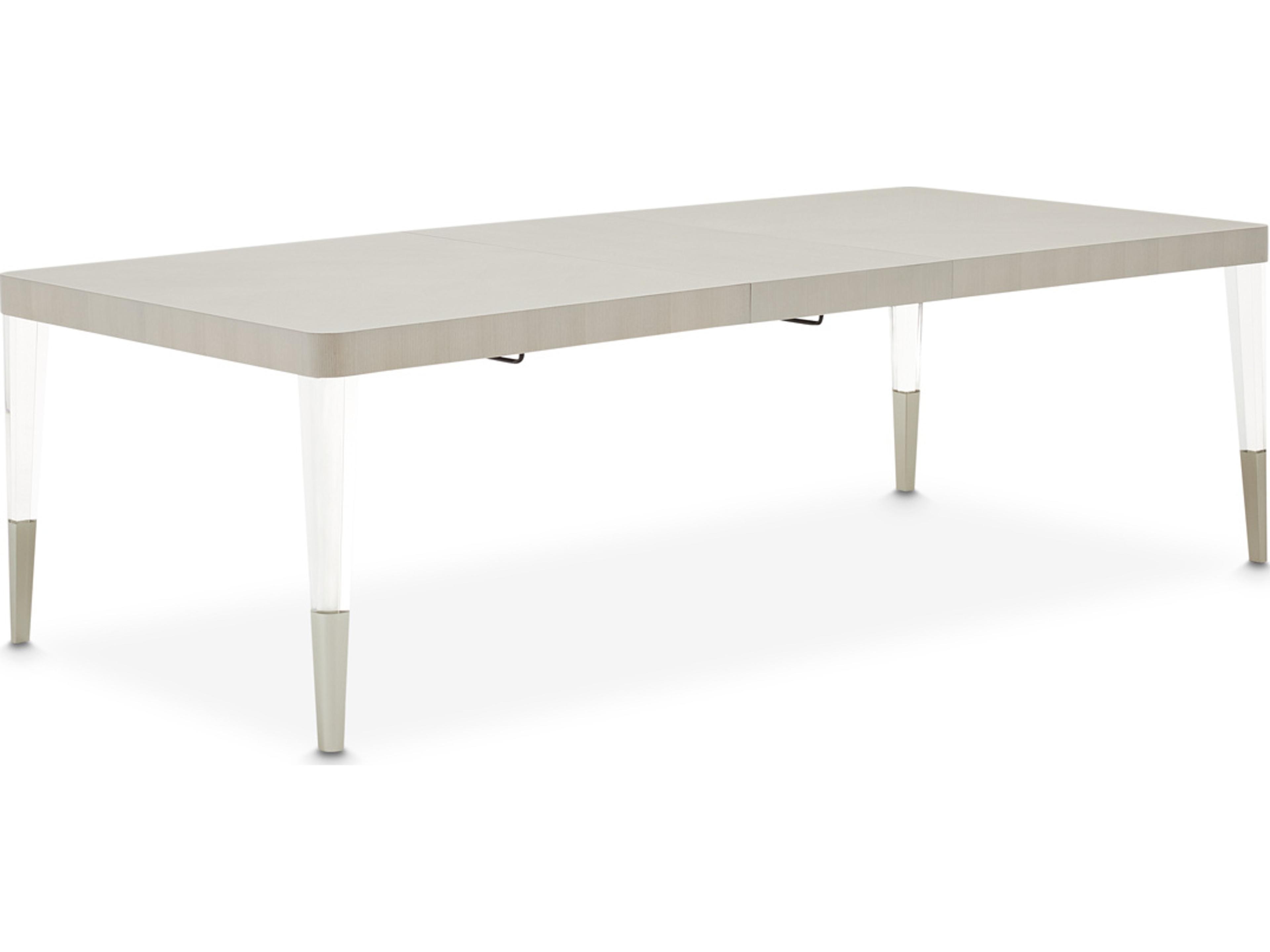 Luxecor Gilded Rectangular Wood Dining Table