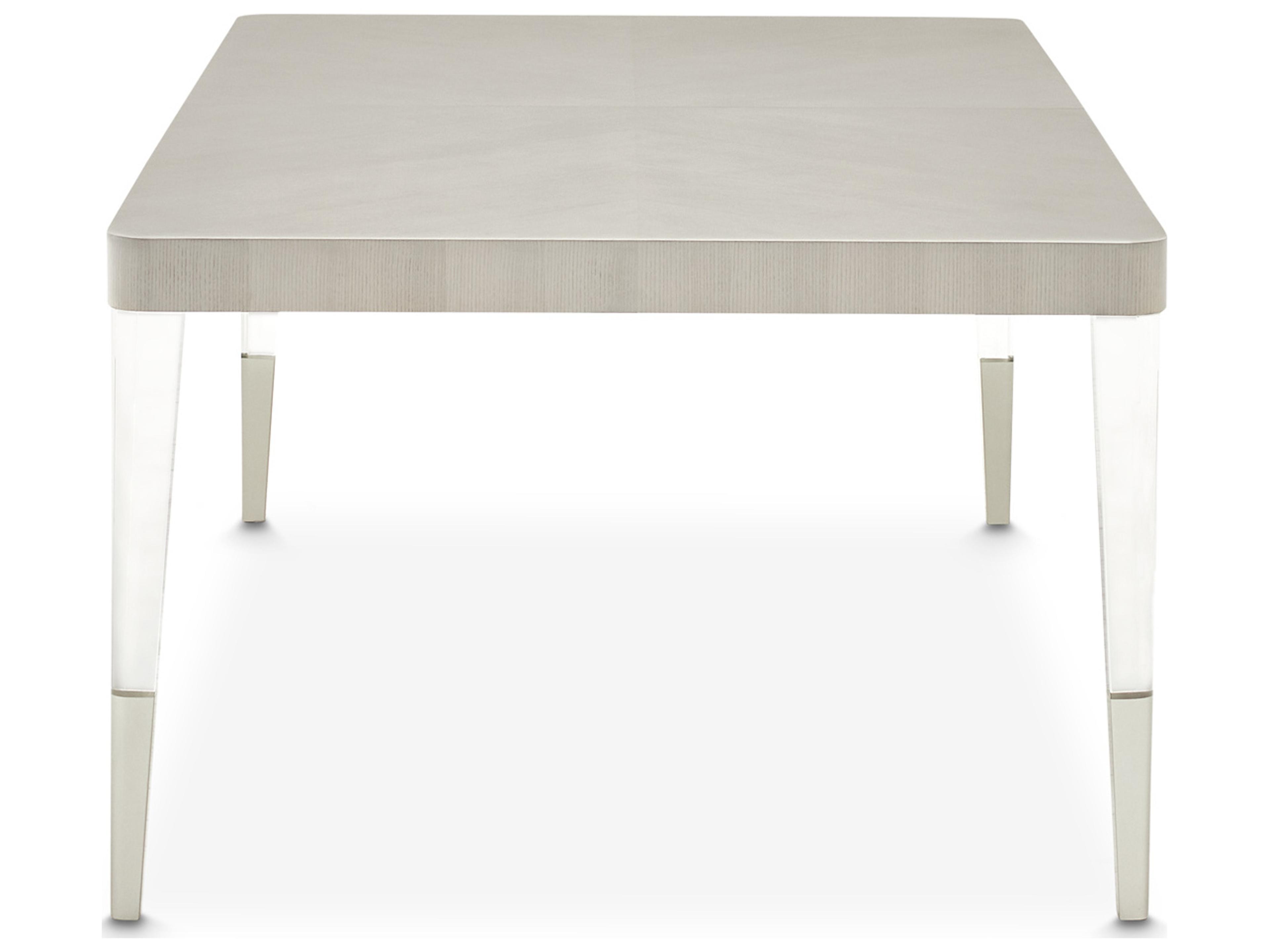 Luxecor Gilded Rectangular Wood Dining Table