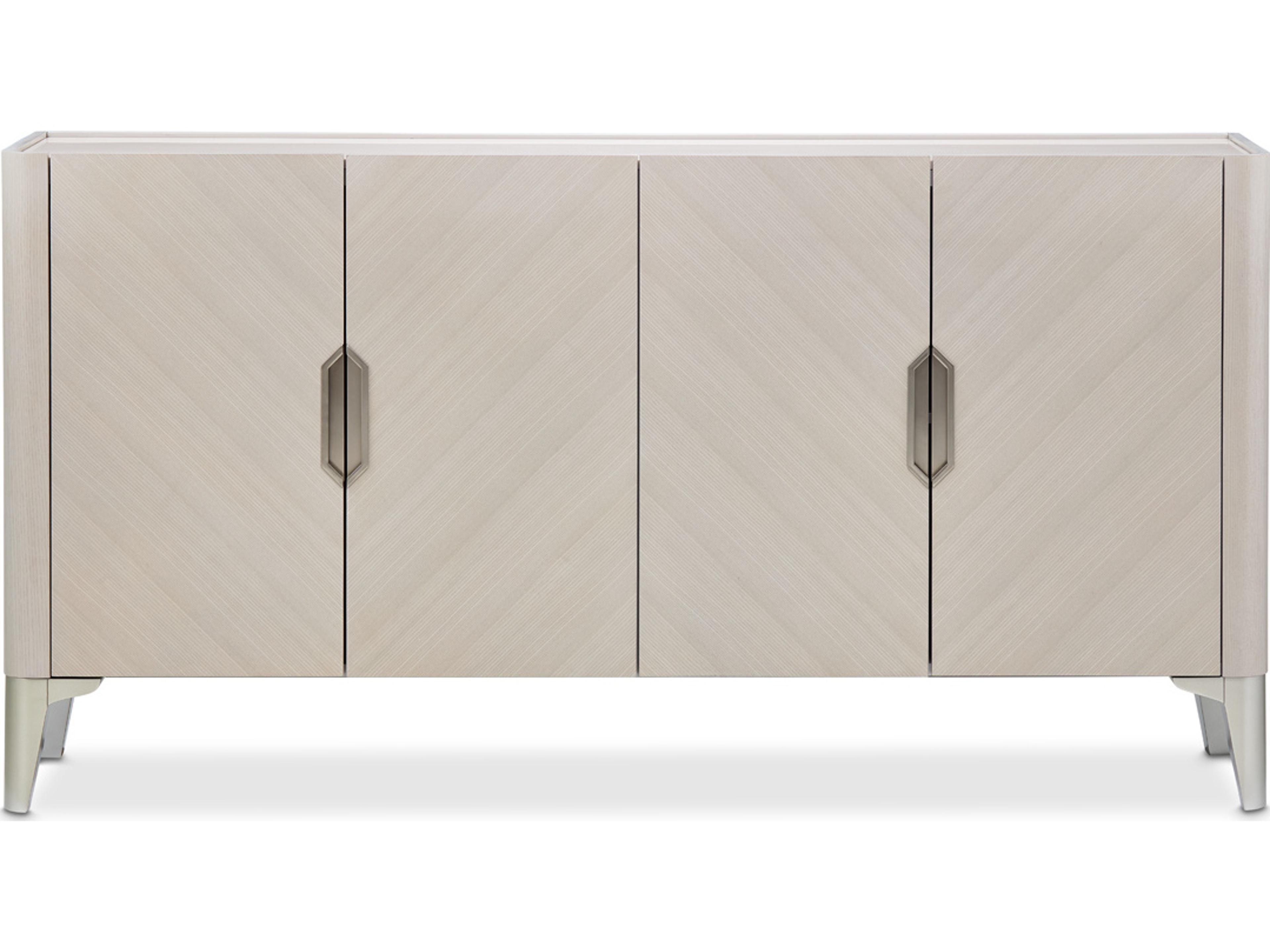 Luxecor Gilded 75" Poplar Wood Sideboard