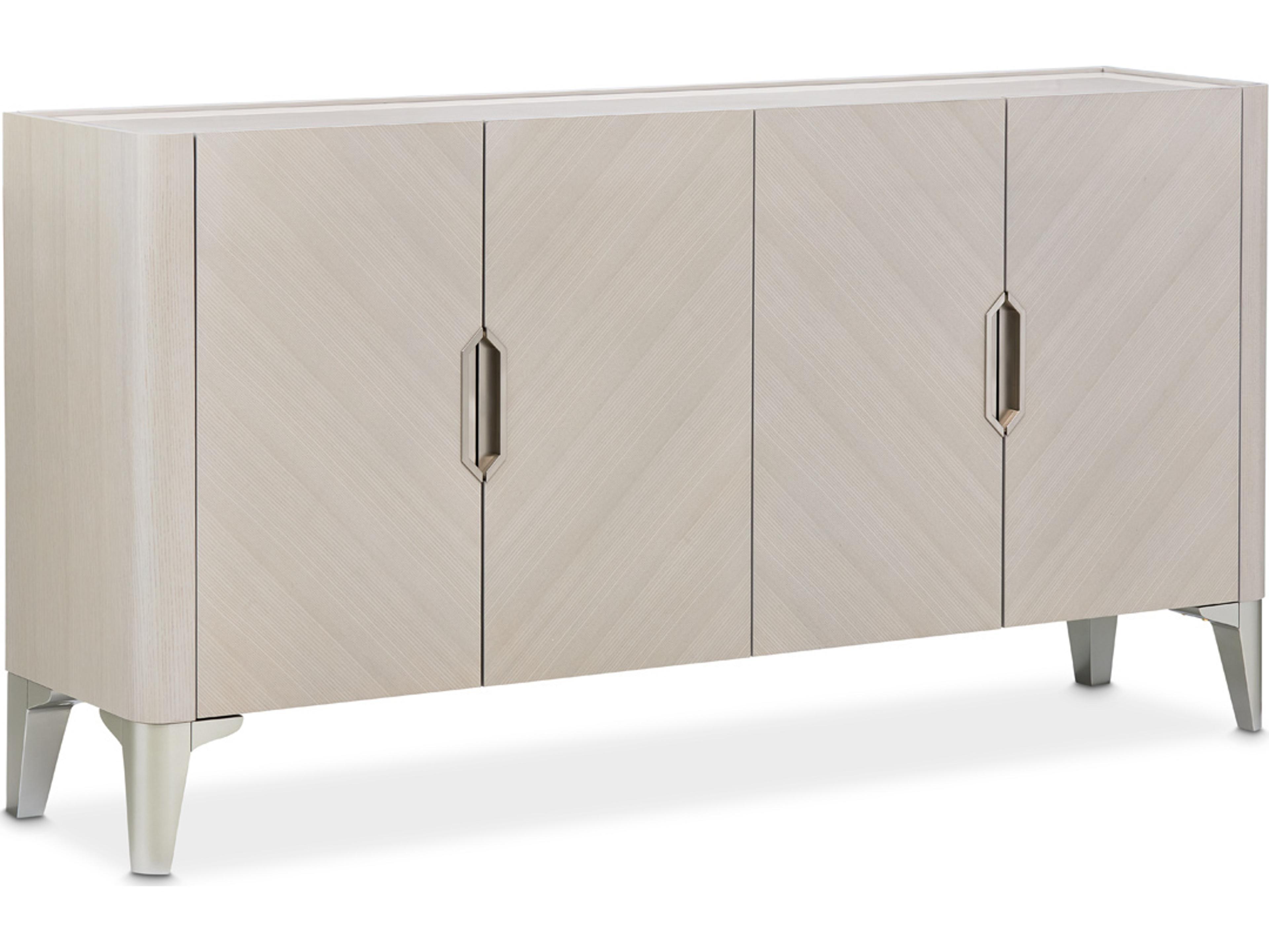 Penthouse 75" Poplar Wood Sideboard