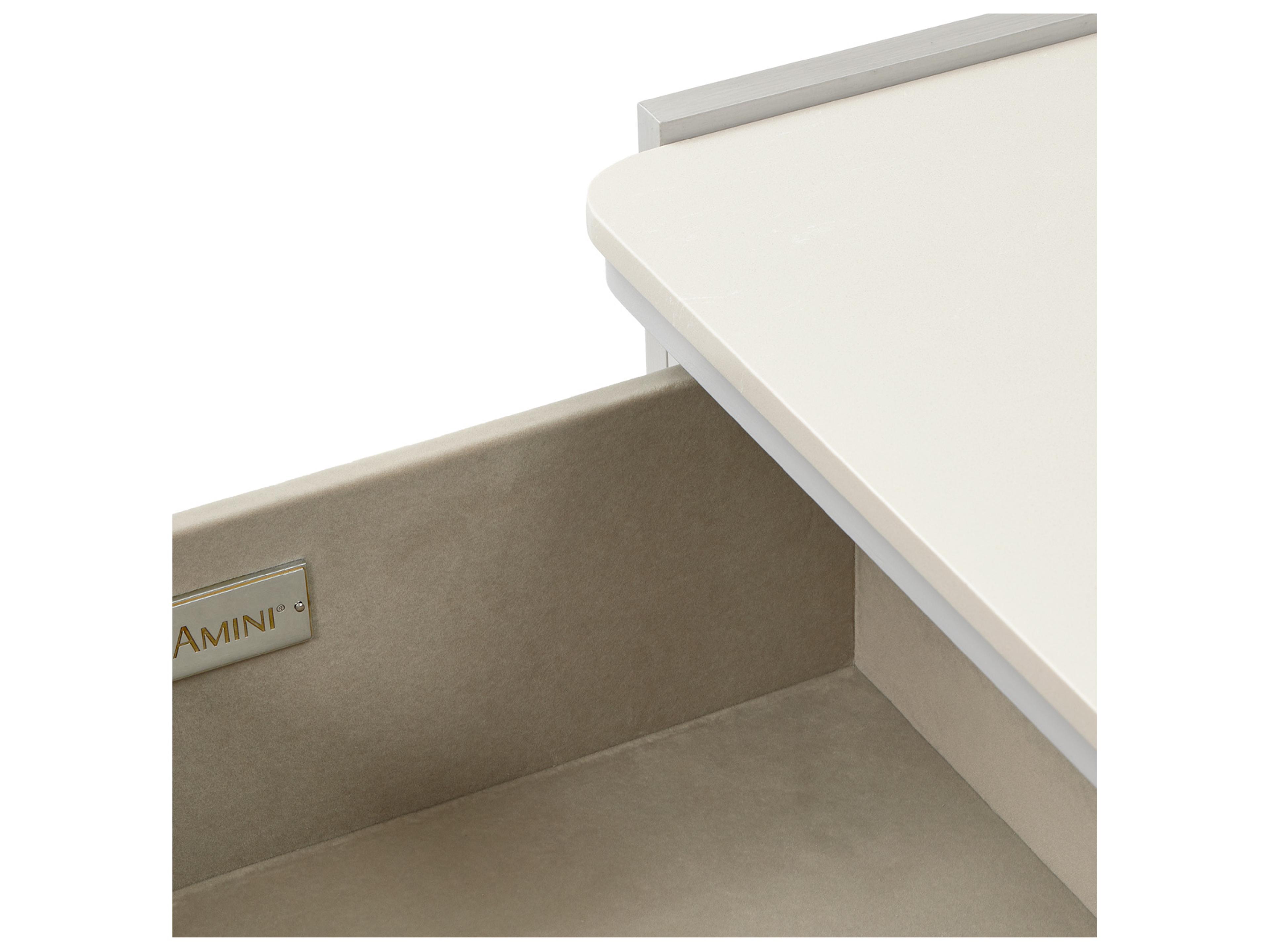 Luxecor Gilded 6-Drawers Gray Poplar Wood Double Dresser