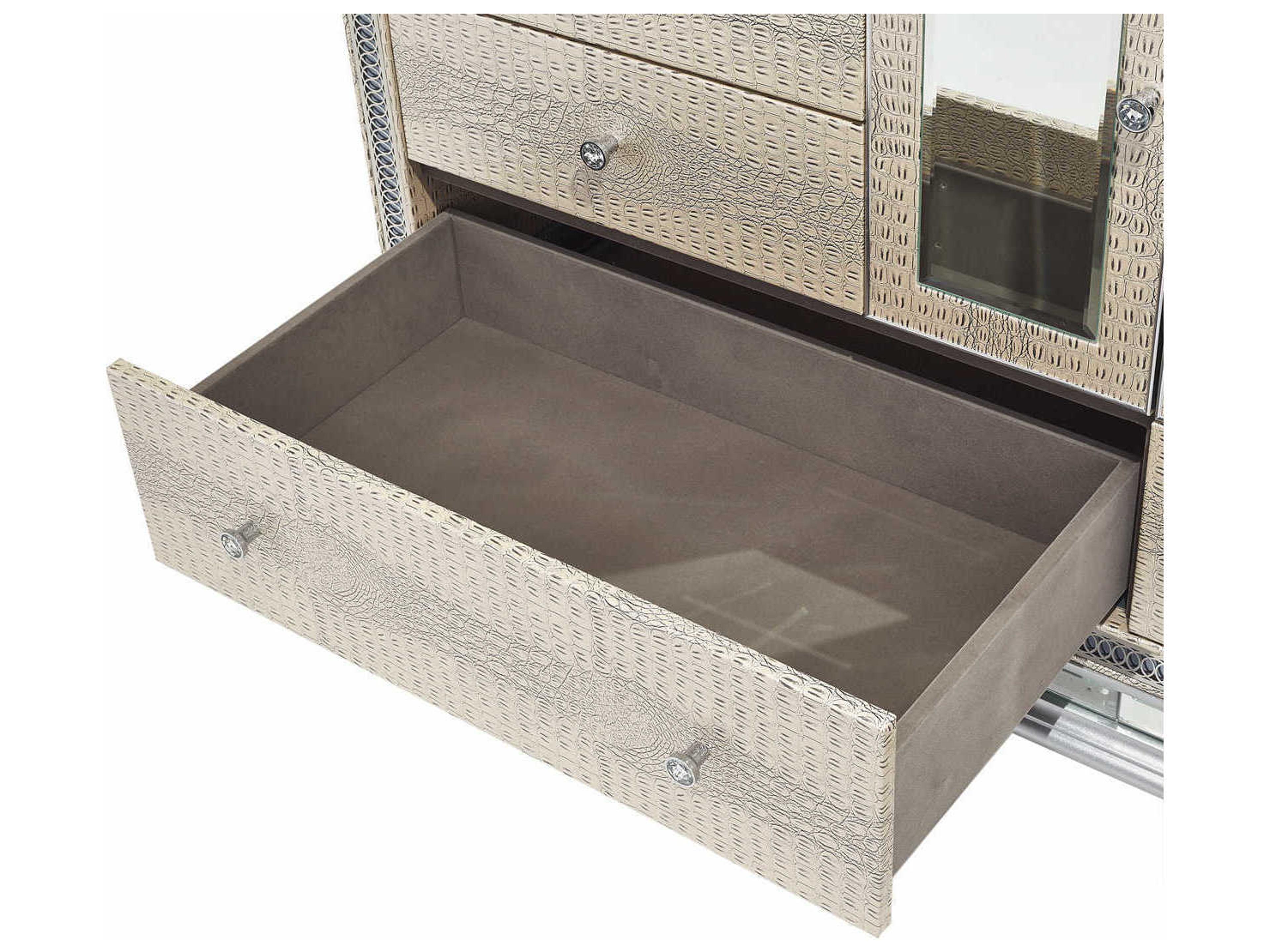 Luxecor Gilded White Double Dresser