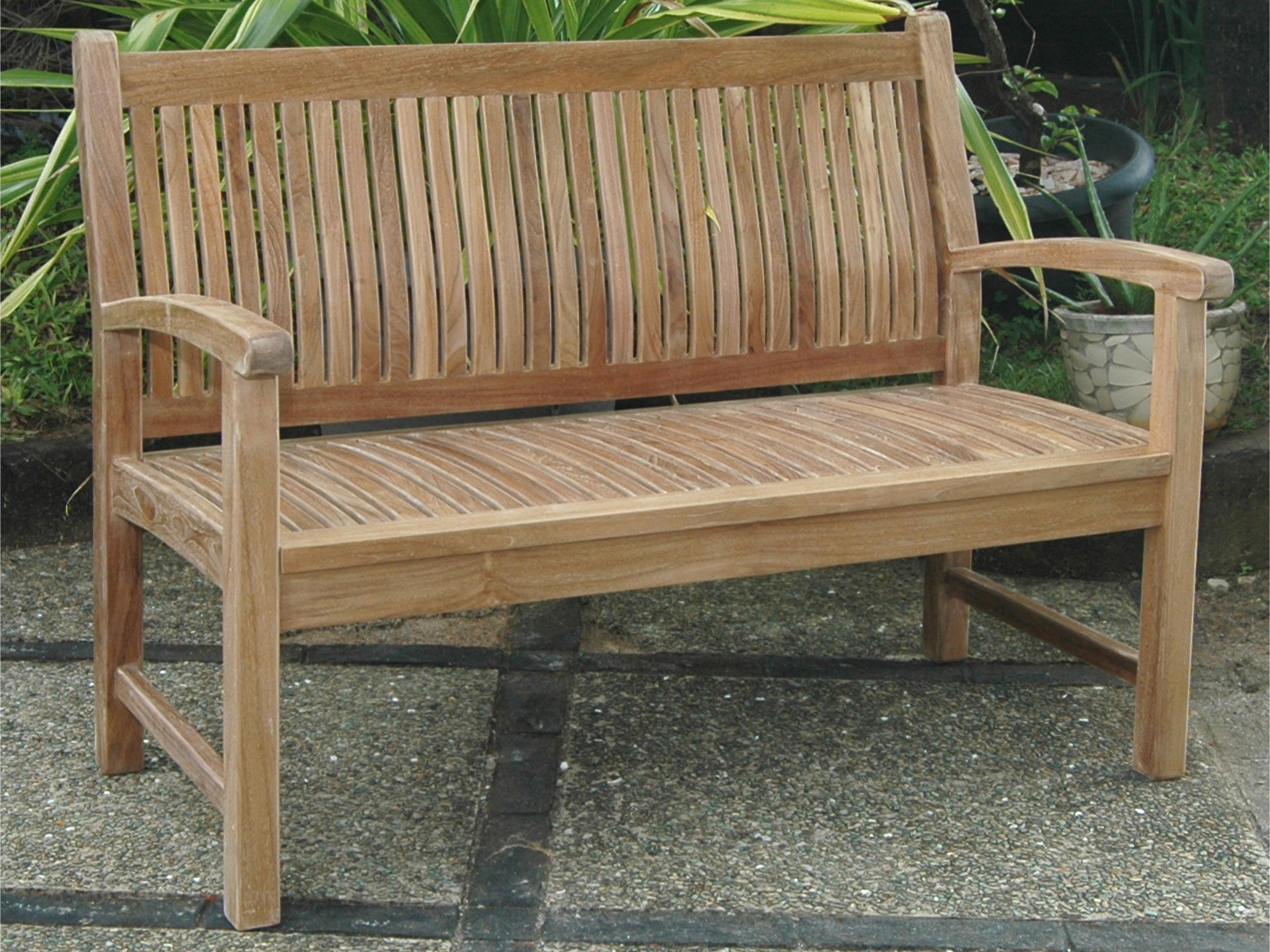Anderson Teak Sahara 2-Seater Patio Bench